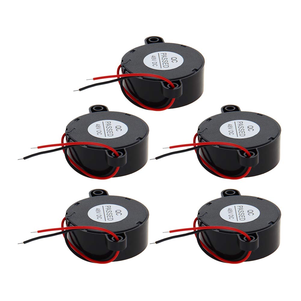 Fielect5Pcs Active Electronic Buzzer Alarm DC 3-24V 100dB Active Piezo Buzzer Alarm Intermittent Sound Beep Speaker