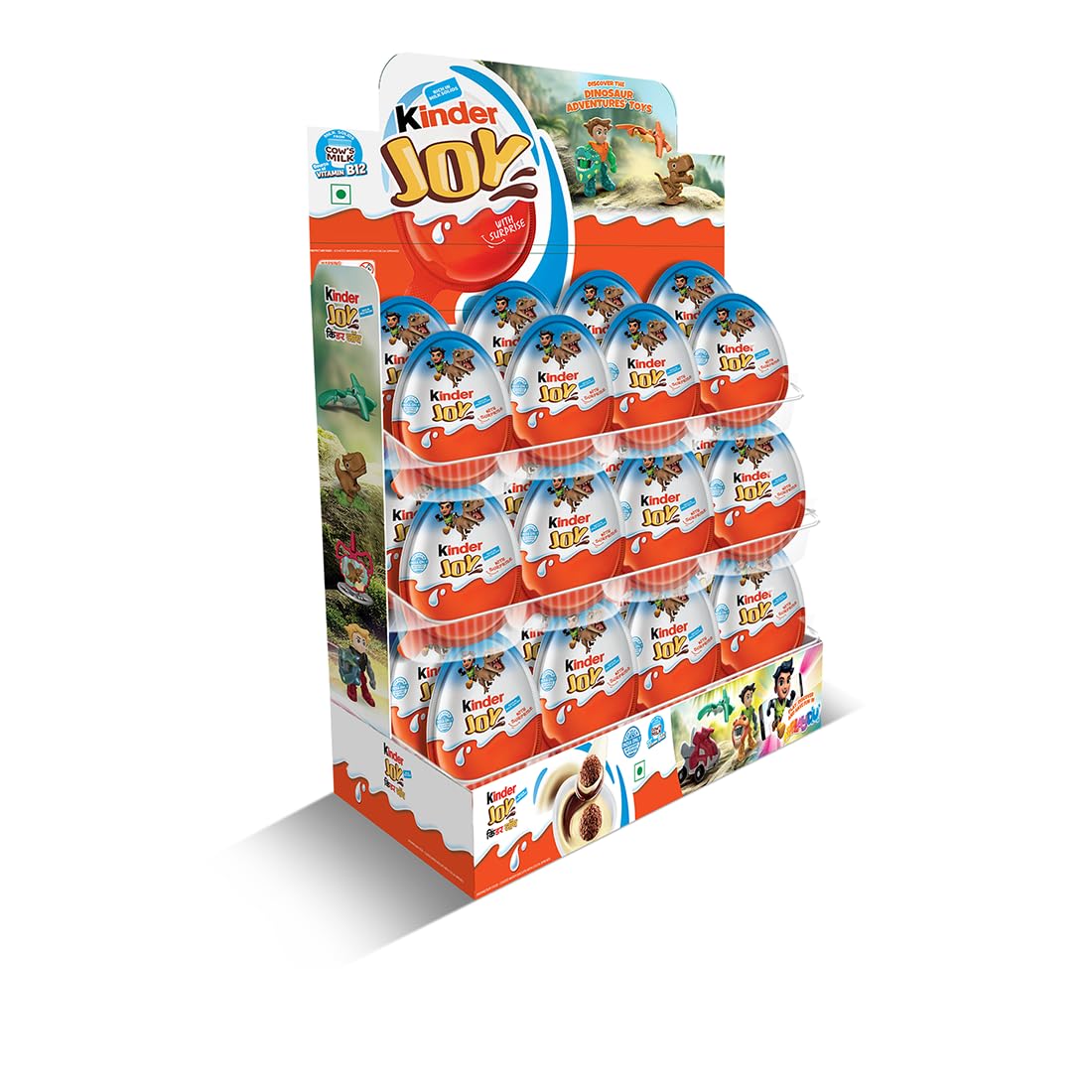 Kinder Joy Milk Chocolates for Boys, 20g [Pack of 24]