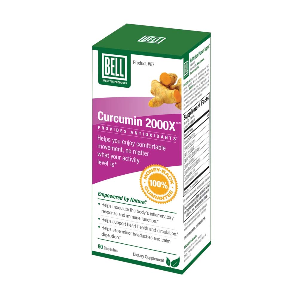 BellCurcumin 2000X - Helps You Enjoy Comfortable Movement and Modulate The Body's Inflammatory Response - Turmeric Capsules