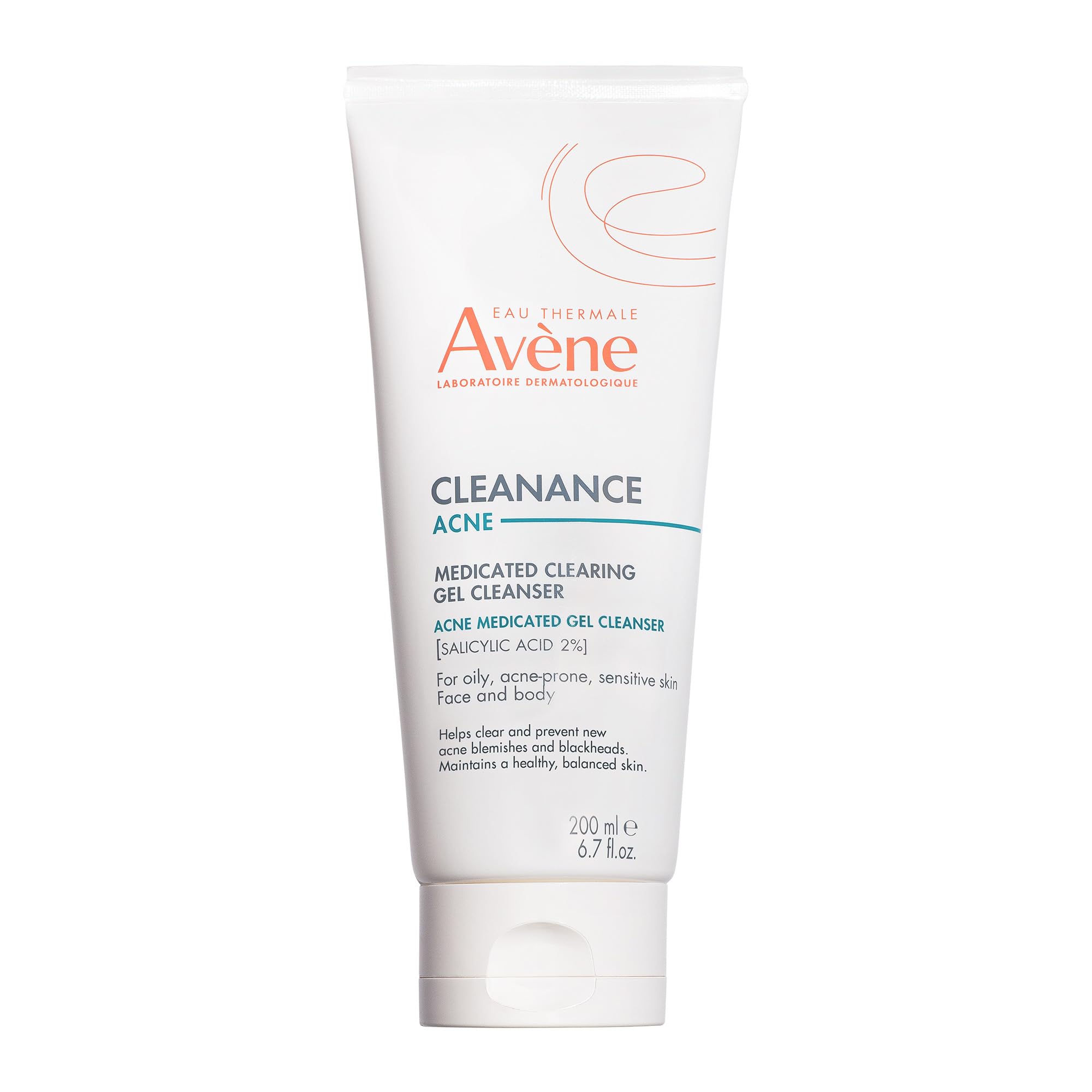 Eau Thermale Avene Cleanance Cleansing Gel Soap Free Cleanser for Acne Prone, Oily, Face & Body, Alcohol-Free