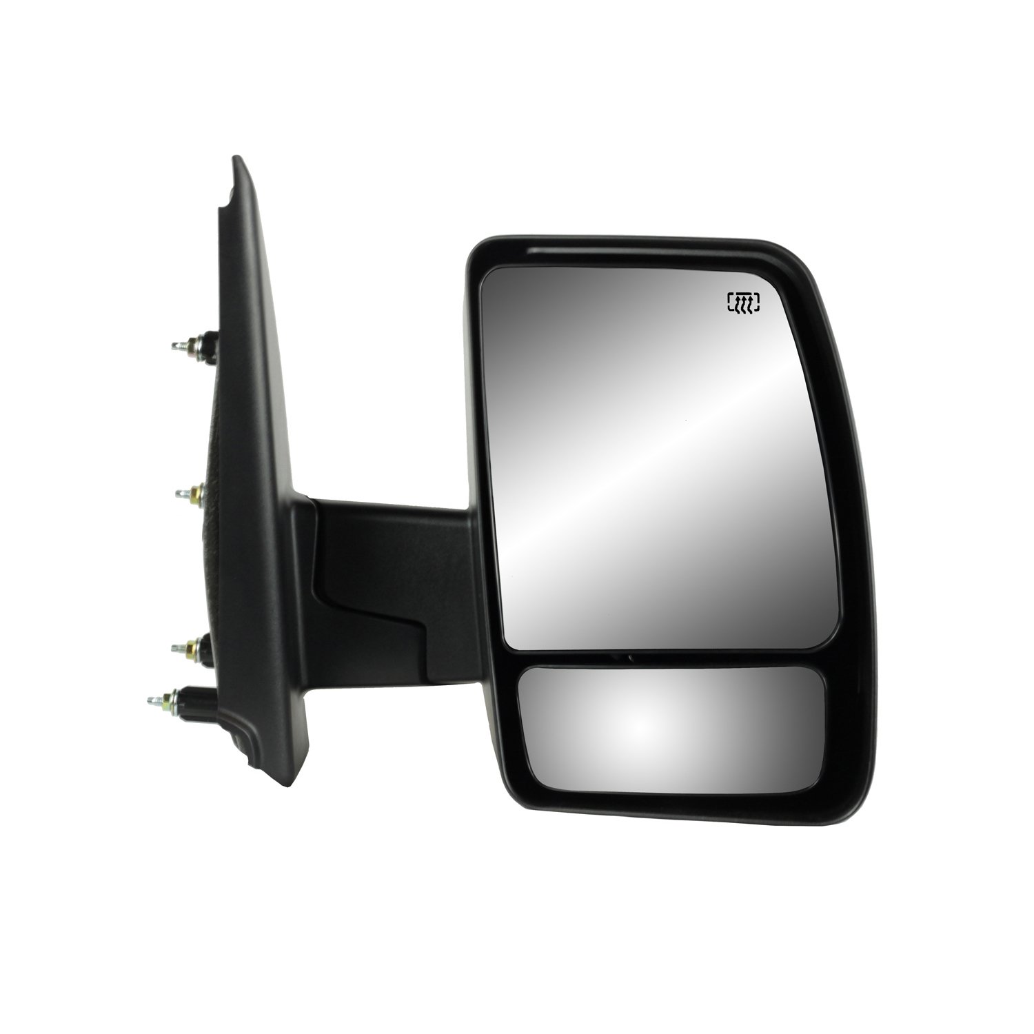 Fit System 68115N Passenger Side Mirror for Nissan NV 1500, 2500, 3500, Textured Black, Dual Lens Foldaway, w/o Tow pkg, Manual