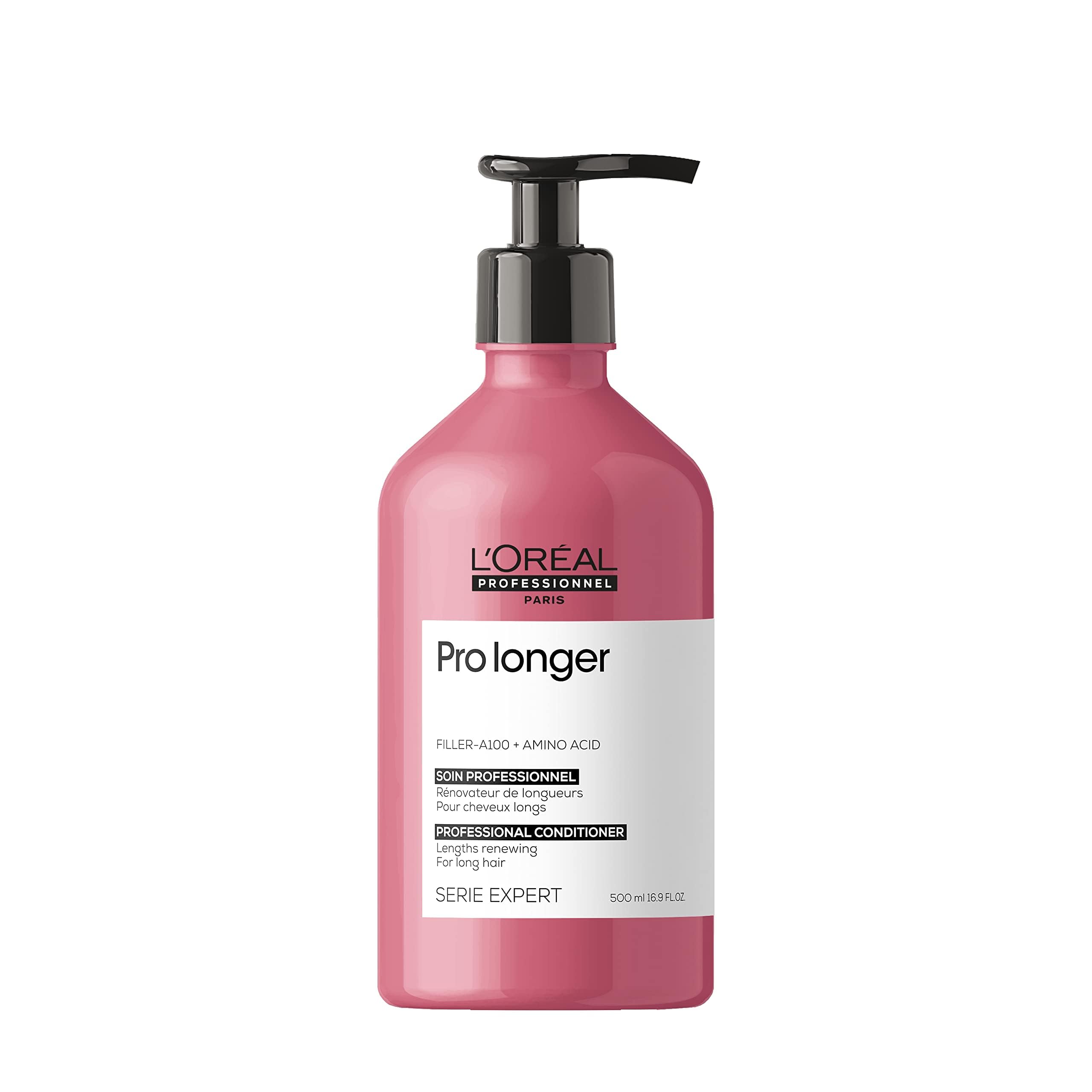 L'Oreal Professionnel Pro Longer Thickening Conditioner | Reduces Breakage & Appearance of Split Ends| Adds Volume & Shine | For Thin & Fine Hair Types | 16.9 Fl. Oz.