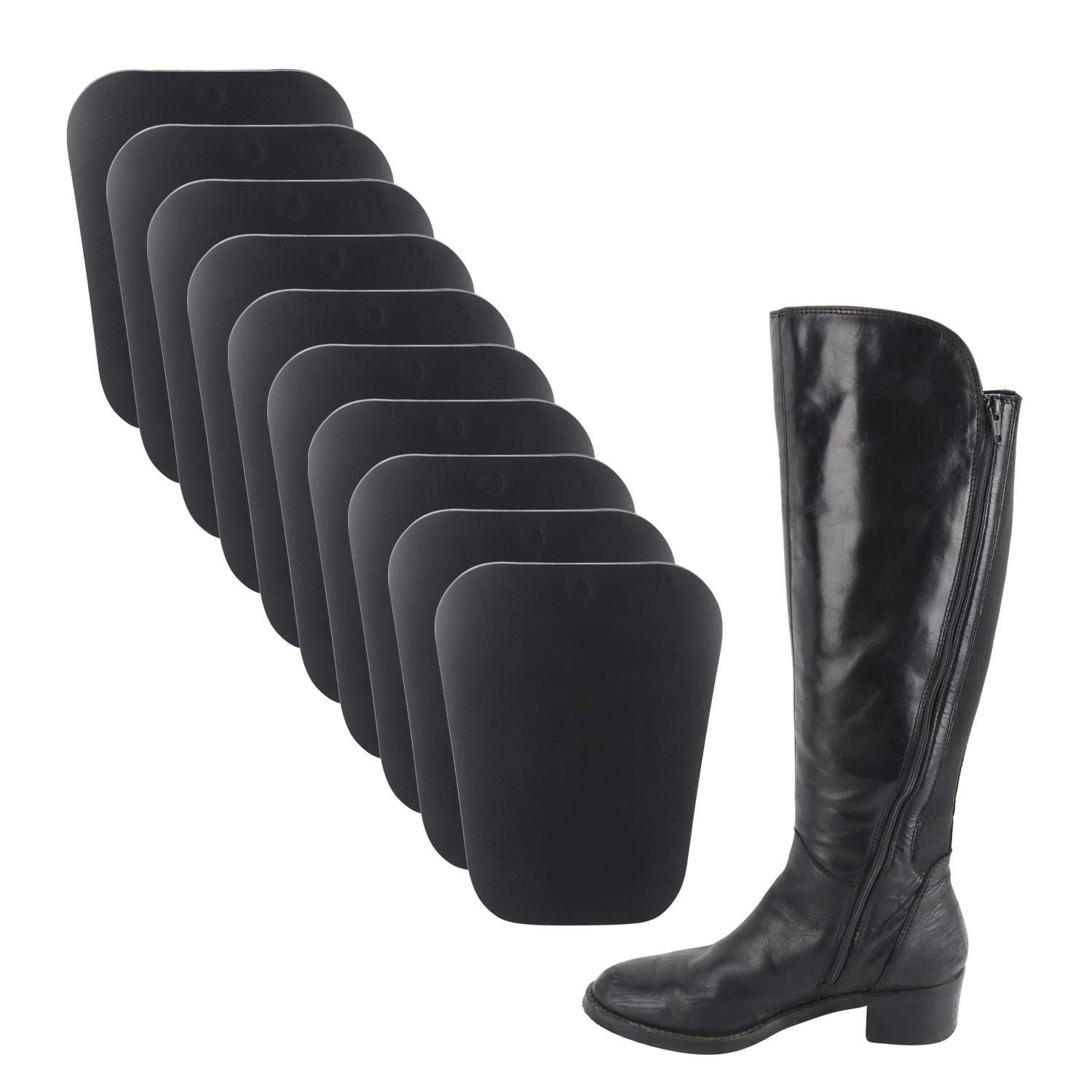 Homend5 Pairs (10 Sheets) Boot Shaper Form Inserts Boots Tall Support for Women and Men