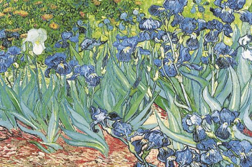 HUGE LAMINATED / ENCAPSULATED art Van Gogh -Iris POSTER measures 36 x 24 inches (91.5 x 61cm)