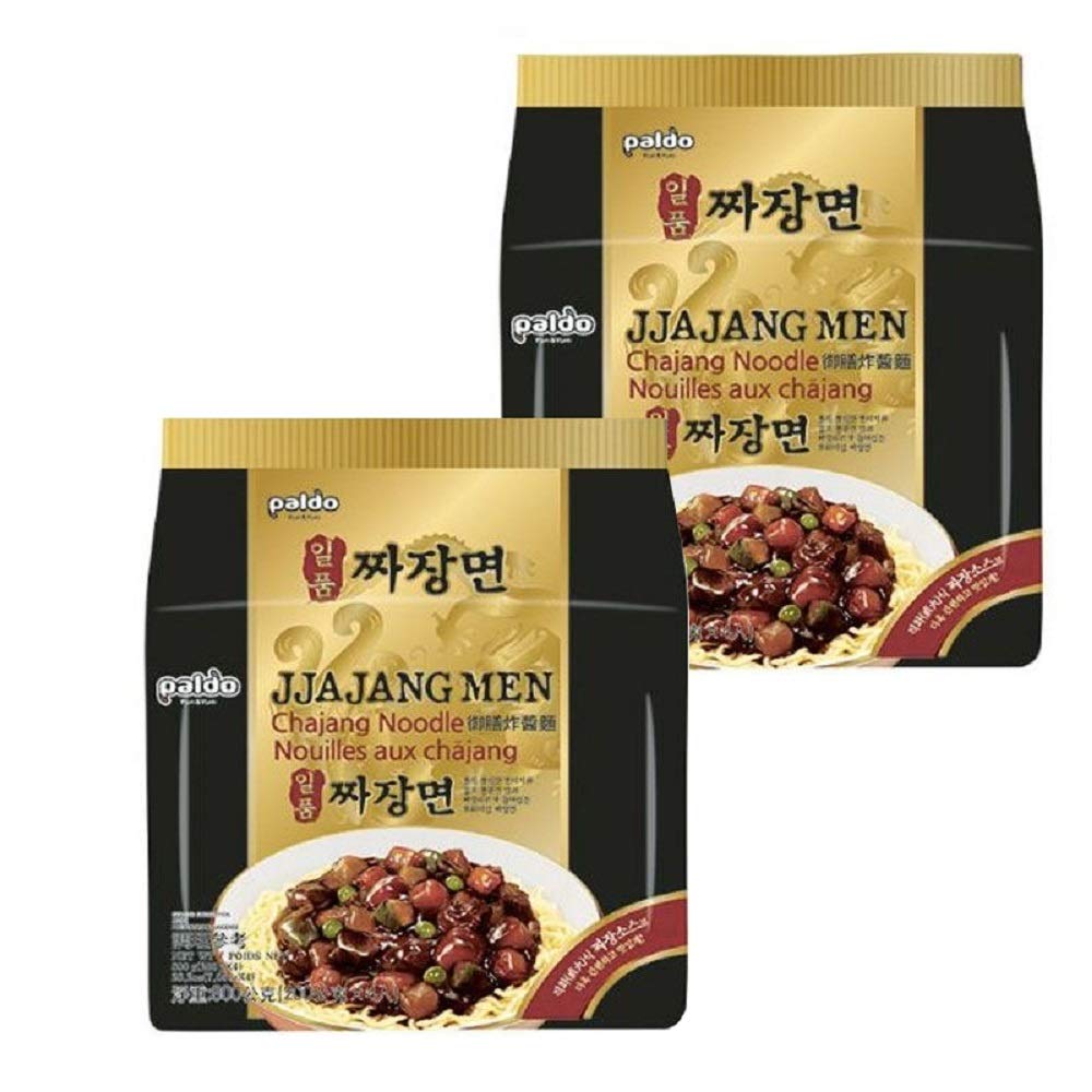 Paldo Ilpoom Jia Jangmen (Chajang Noodle) 200g (Pack of 8)