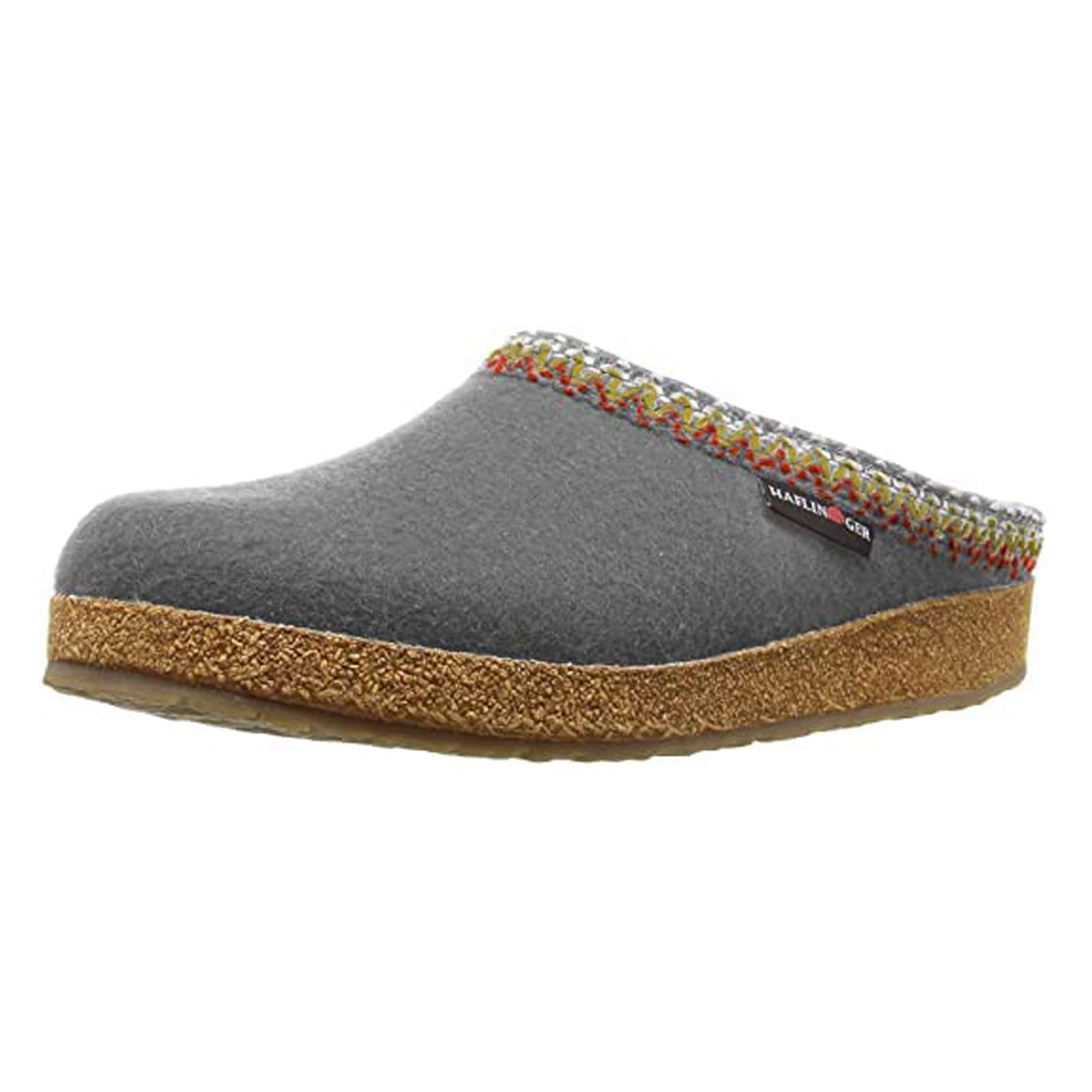 HAFLINGERGrizzly ZigZag Felt Clog Wool Slipper