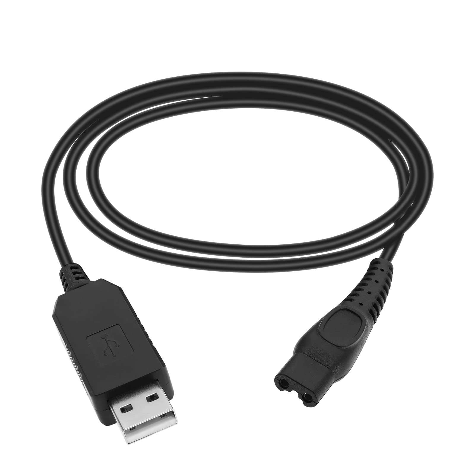 EMSea USB Shaver Charger Cable 1M Compatible with Philip Norelco HQ8505 HQ6 HQ7 HQ8 HQ9 RQ10 RQ11 RQ12 HS8 PT7 S500 Series AT750 AT751 AT890 PT920 AT810 BT5210