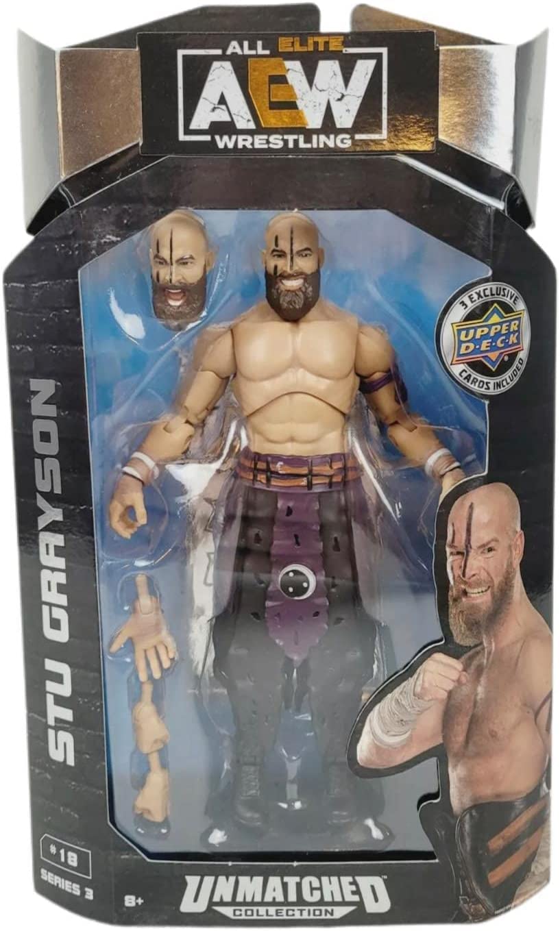 AEW Unmatched Unrivaled Luminaries Collection Wrestling Action Figure (Choose Wrestler) (STU Grayson)