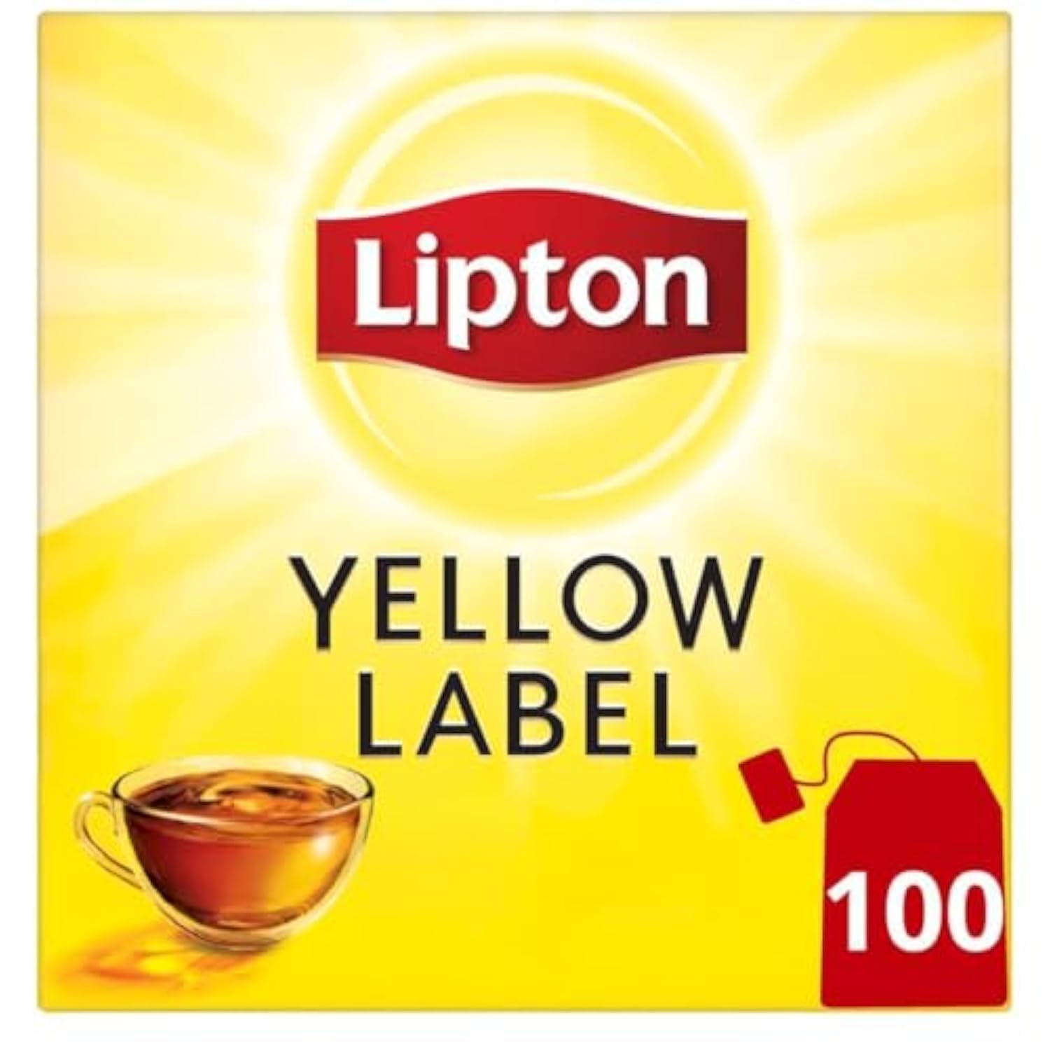 Lipton Yellow Label Black Tea Value Pack 100 Teabags