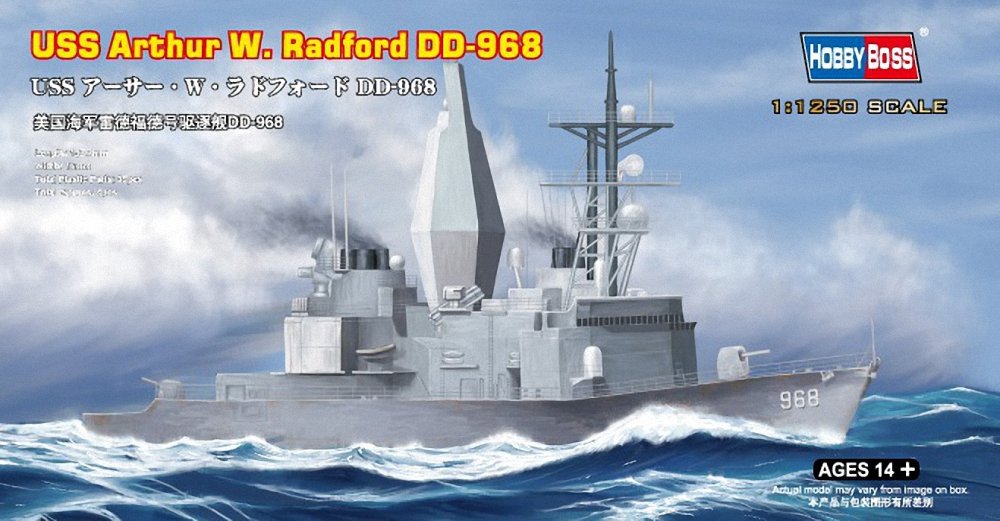 Hobby Boss USS Arthur W Radford DD-968 Boat Model Building K