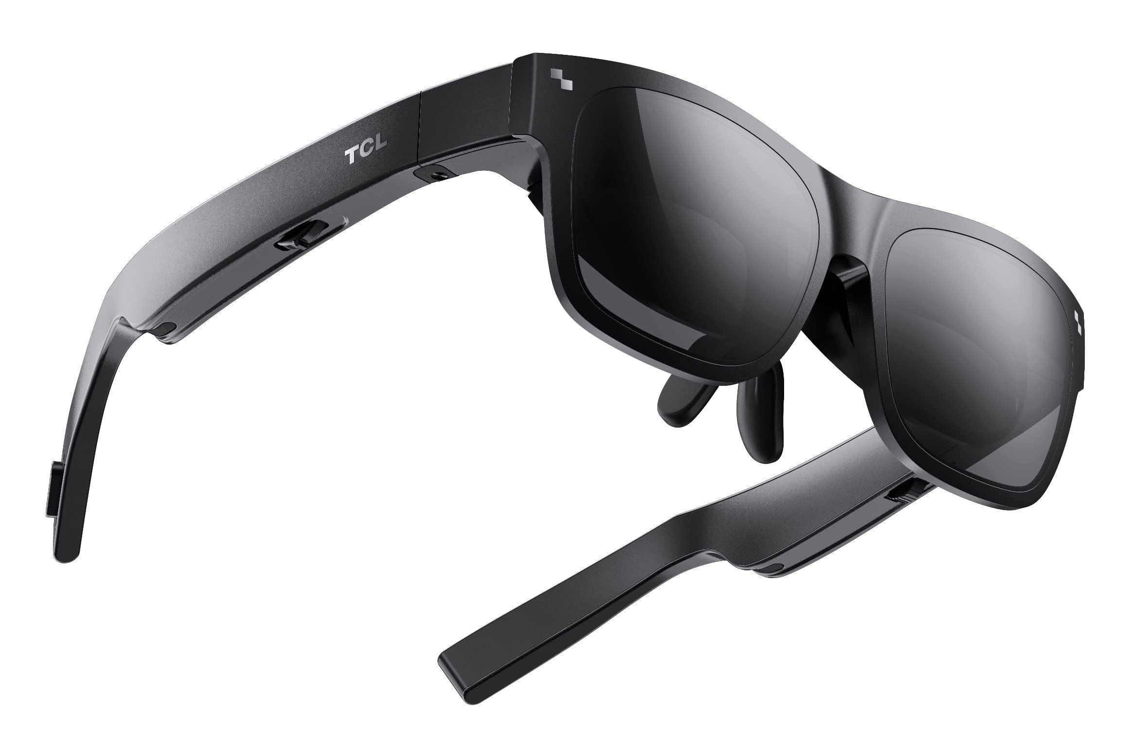 TCL RAYNEO NXTWEAR S+ AR Glasses, Advanced Edition. 215" Micro-OLED Augmented Reality, 49°FOV, 1080P Video Display, 120Hz, Dynamic Stereo Sound, 3D Movie, Multi-Window Work, Watch and Game on