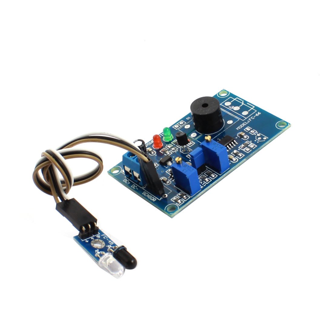 Qtqgoitem DC suitablevoltageV 0-20S Obstacle Avoidance Redline Sensor Delay Module w Buzzer (model: 271 7ba 981 6ad 932)