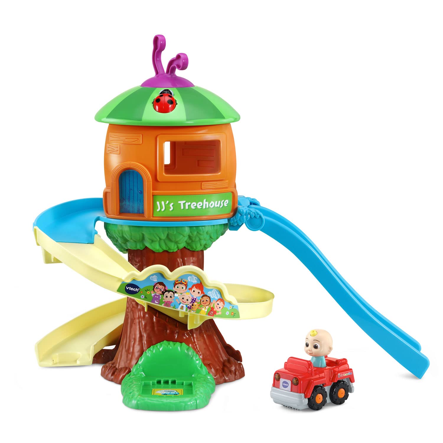 VTechCoCoMelon Go! Go! Smart Wheels Treehouse Track Set