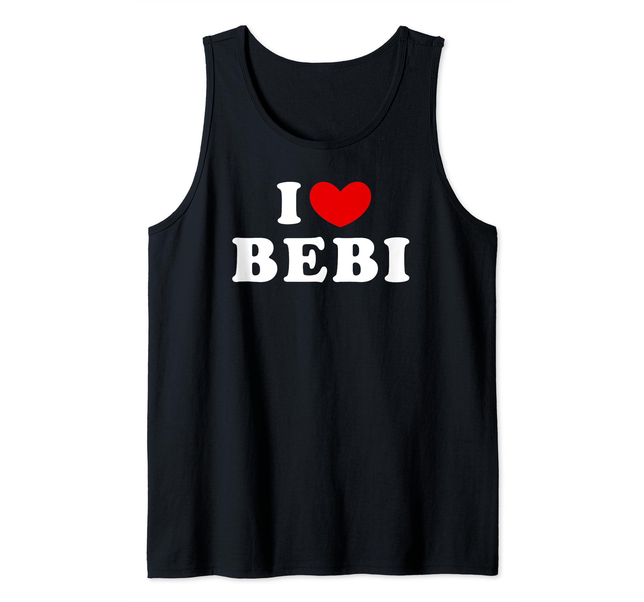 I Love Bebi, I Heart Bebi Tank Top