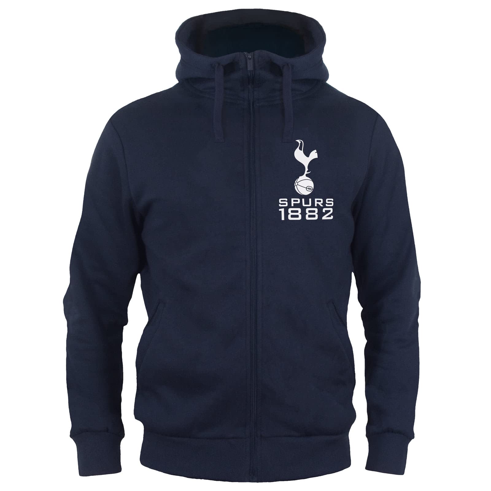 Tottenham Hotspur Mens Hoody Zip Fleece OFFICIAL Football Gift