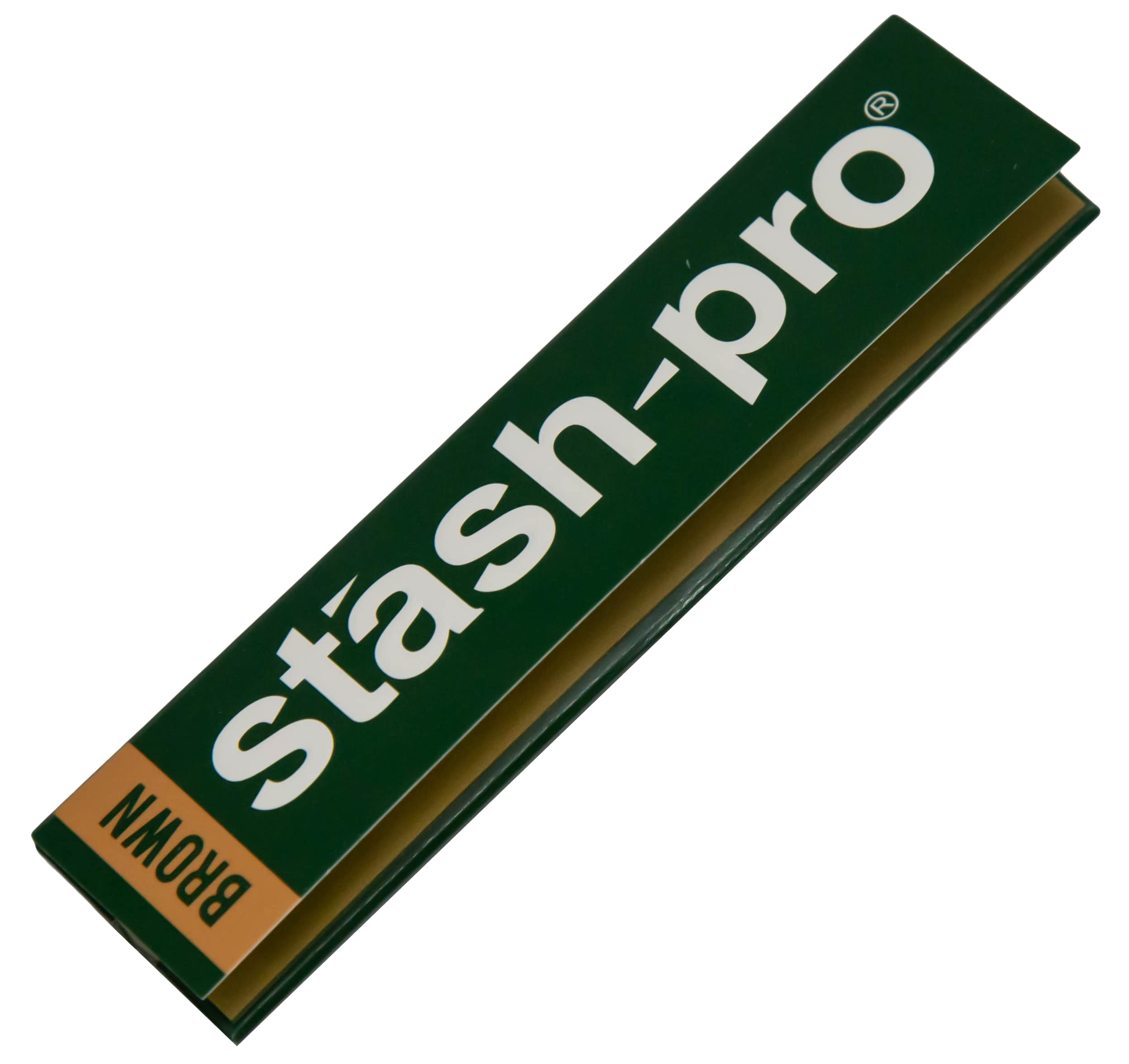 Stash-Pro King Size Smoking Rolling Paper Brown with canister (save your medicine)