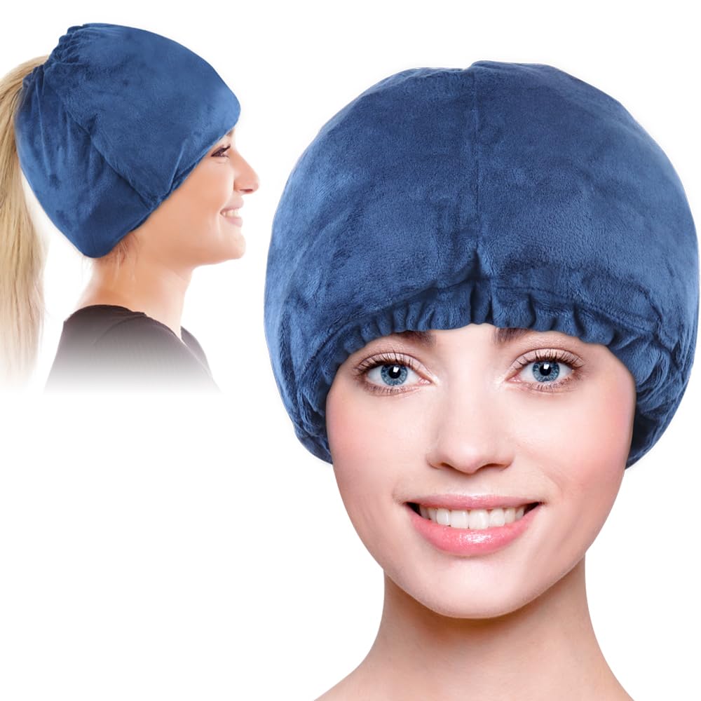 Hilph Headache Relief Therapy Chemo Ice Cap for Migraine, Gel Ice Cold Caps for Chemotherapy to Prevent Hair Loss, Tension, Stress Relief