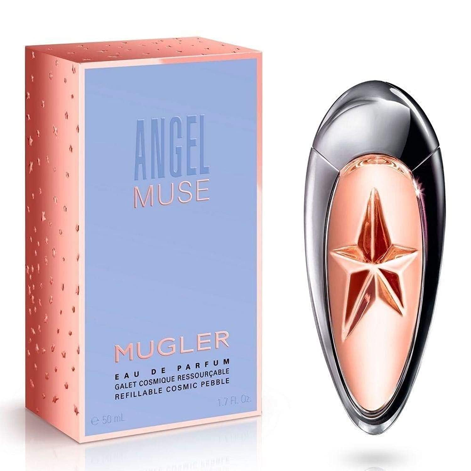 Thierry Mugler Angel Muse - perfumes for women, 50 ml - EDP Spray (Refillable)