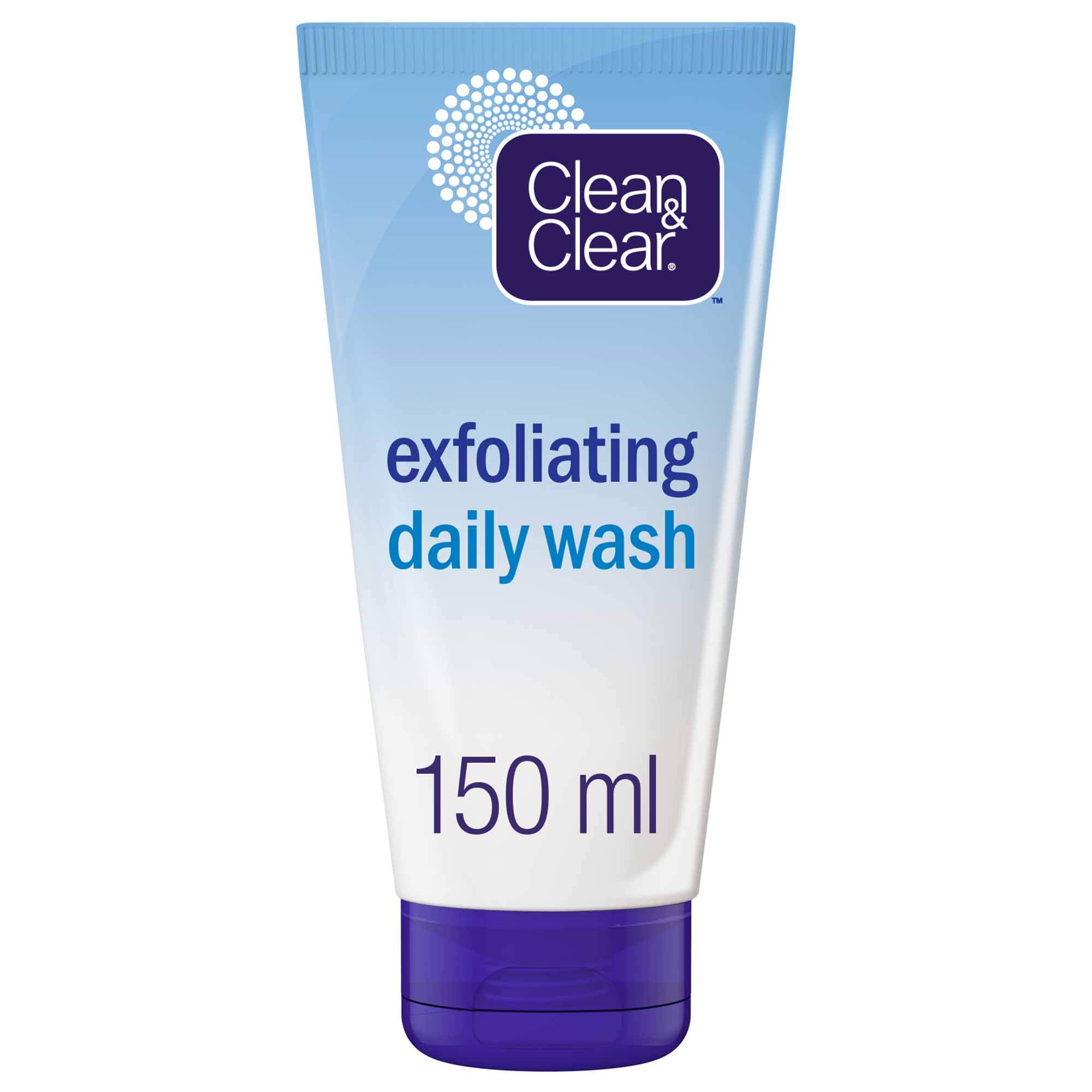 Clean & ClearDaily face Wash, Exfoliating, 150ml