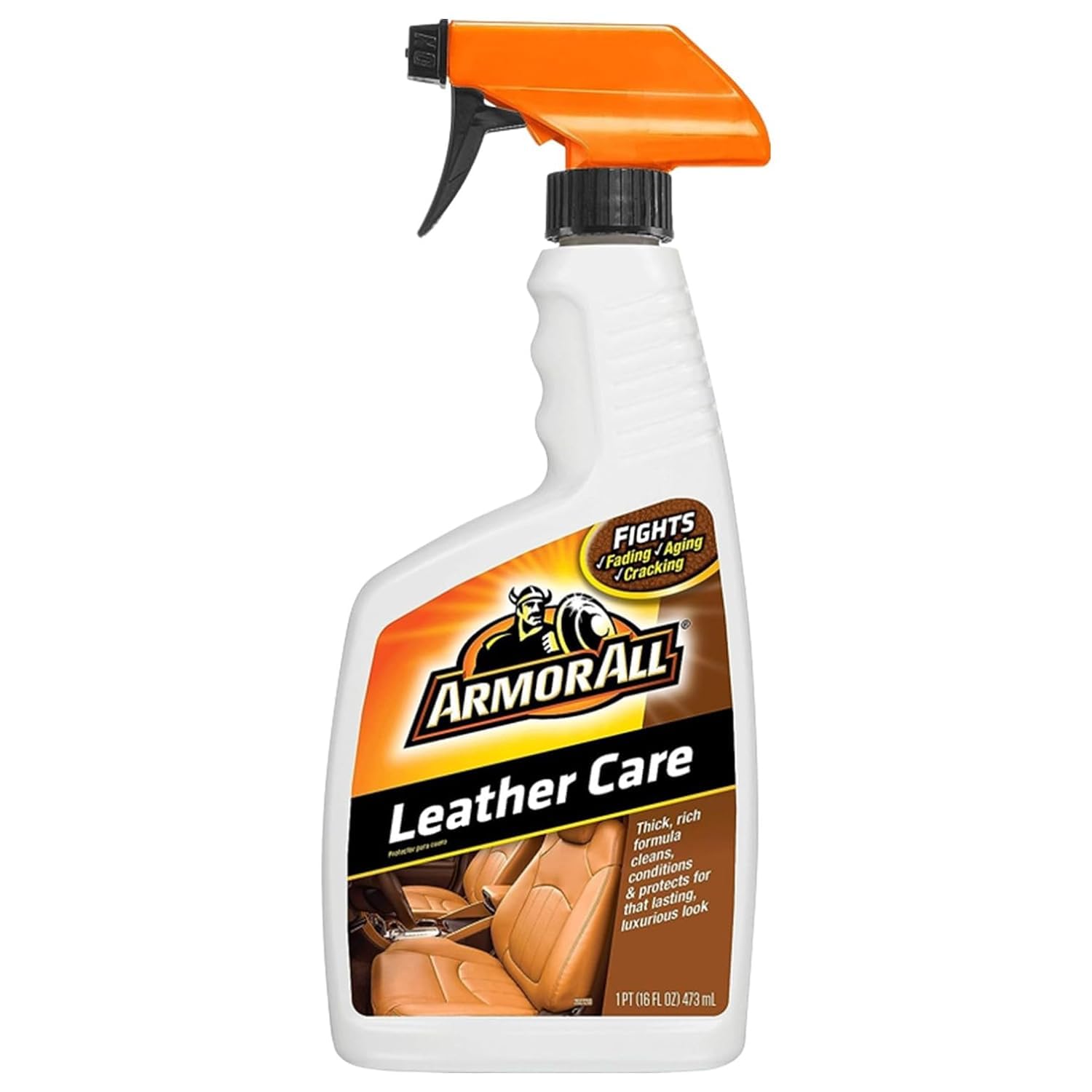 ArmorAll Leather Care PROTECTANT : Cleans, Conditions and Protects for That Lasting, Luxurious Look - Pack of 1