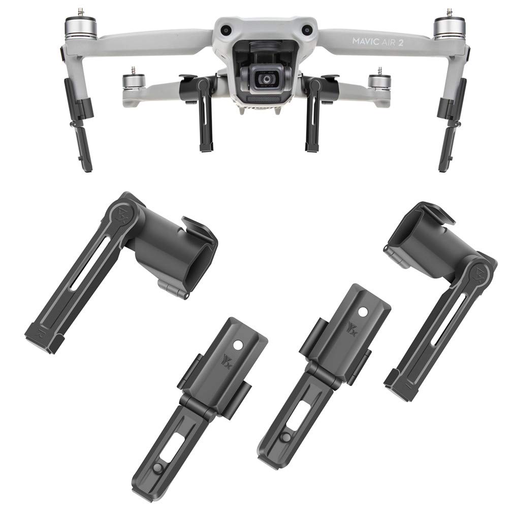 HanatoraFoldable Extension Landing Gear for DJI Air 2S,Mavic Air 2 Drone,Extender Legs Feet Accessories