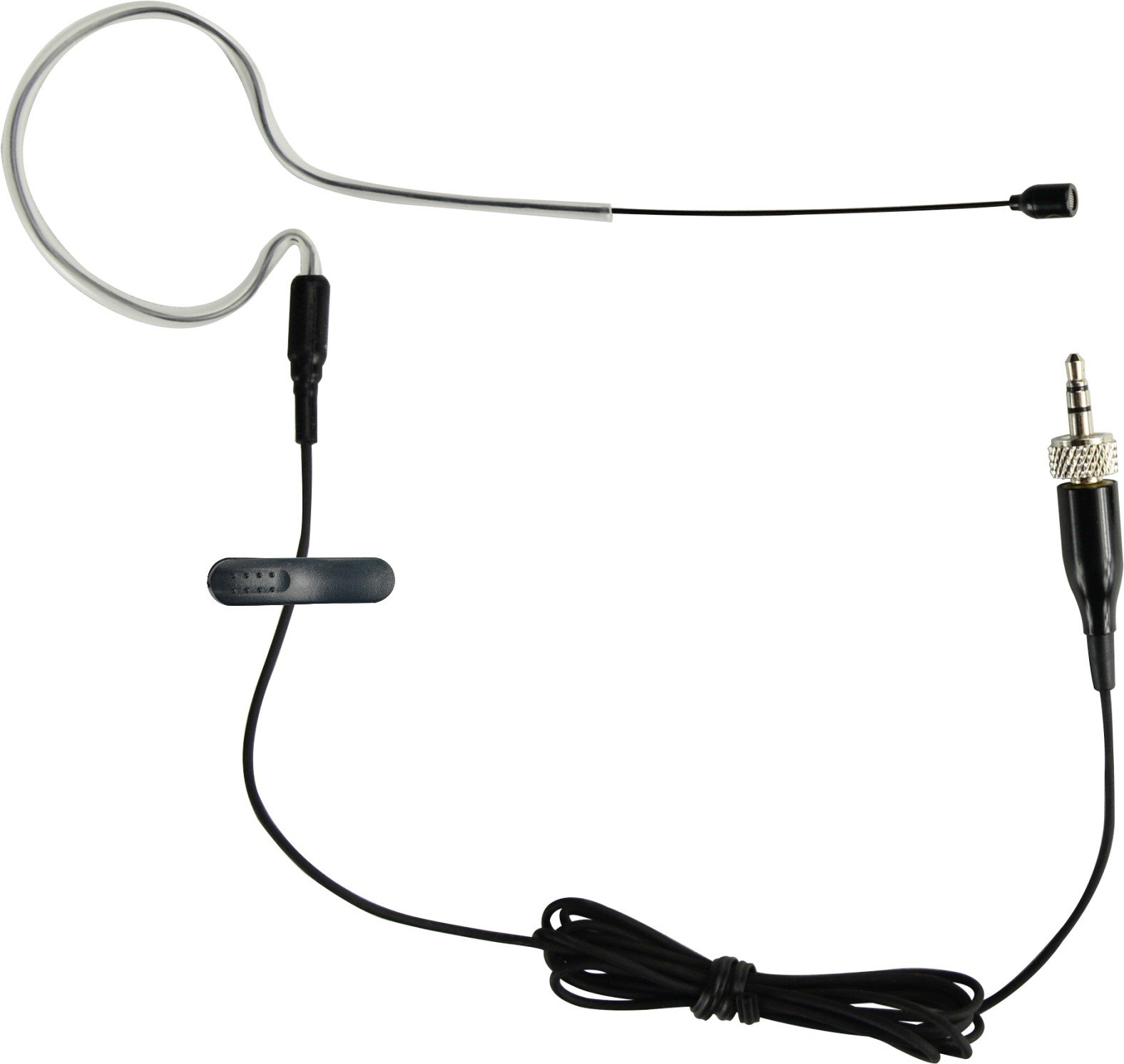 HEIMU Single Earhook Omni-Directional Microphone, Omni-Directional (for Sennheiser type 3.5mm plug BLACK)