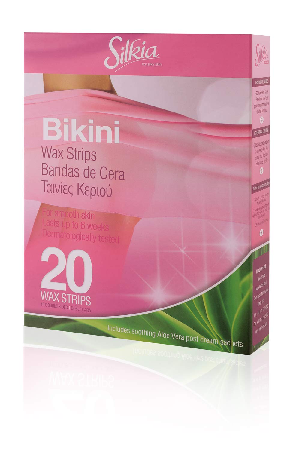 Silkia wax strips bikini 20 strips