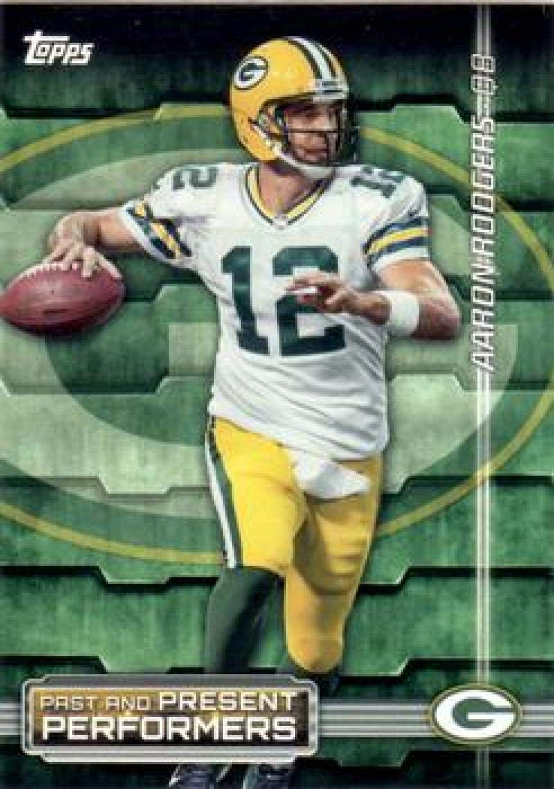 2015 Topps Past and Present Performers #PPP-RH Aaron Rodgers/Paul Hornung Packers NFL Football Card NM-MT