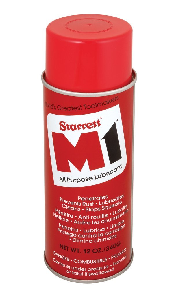 Starrett M1 Industrial Quality All-Purpose Lubricant, 12 oz.