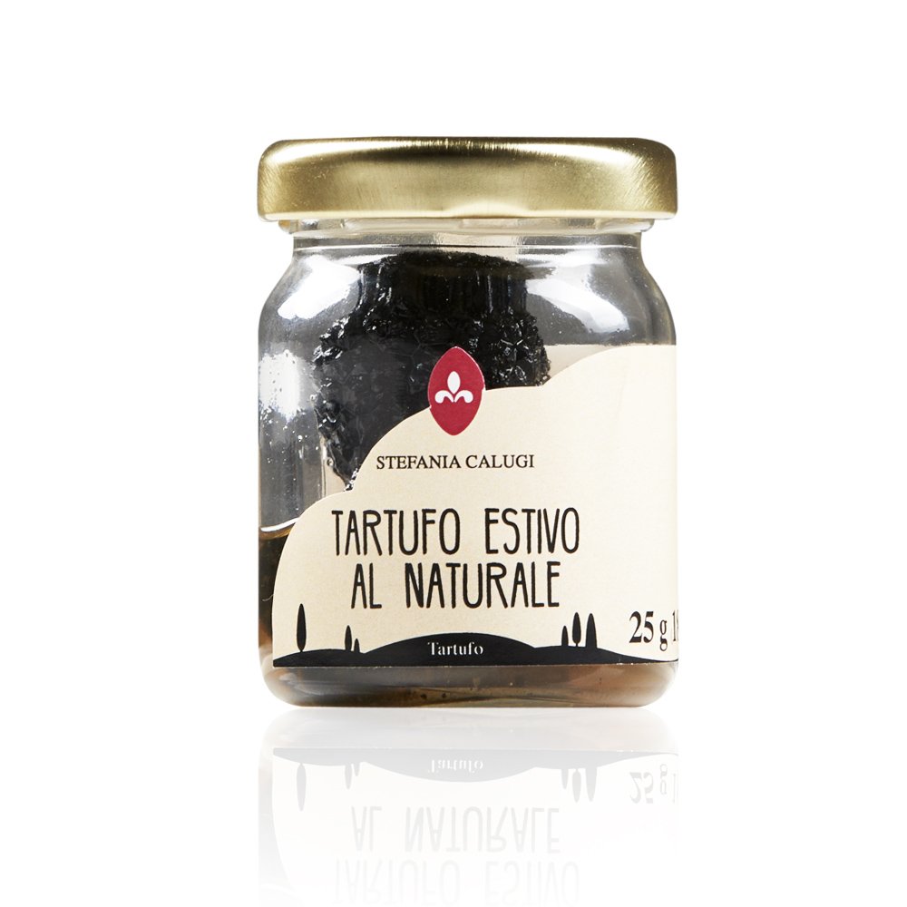 Natural Black Summer Truffle - Whole Fresh Truffle in Jar (37g)