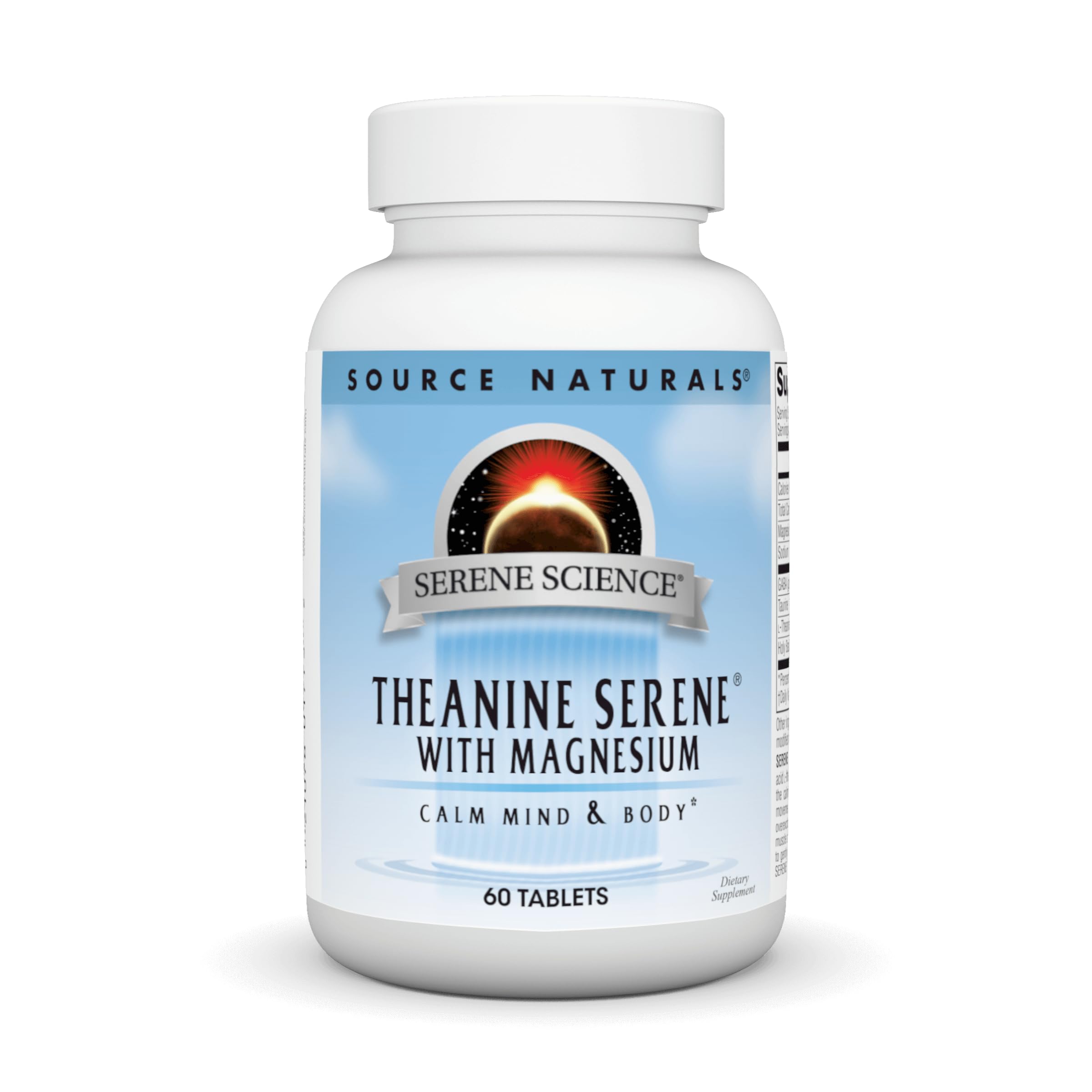 Source Naturals Serene Science L-Theanine with Magnesium and GABA - 60 Tablets