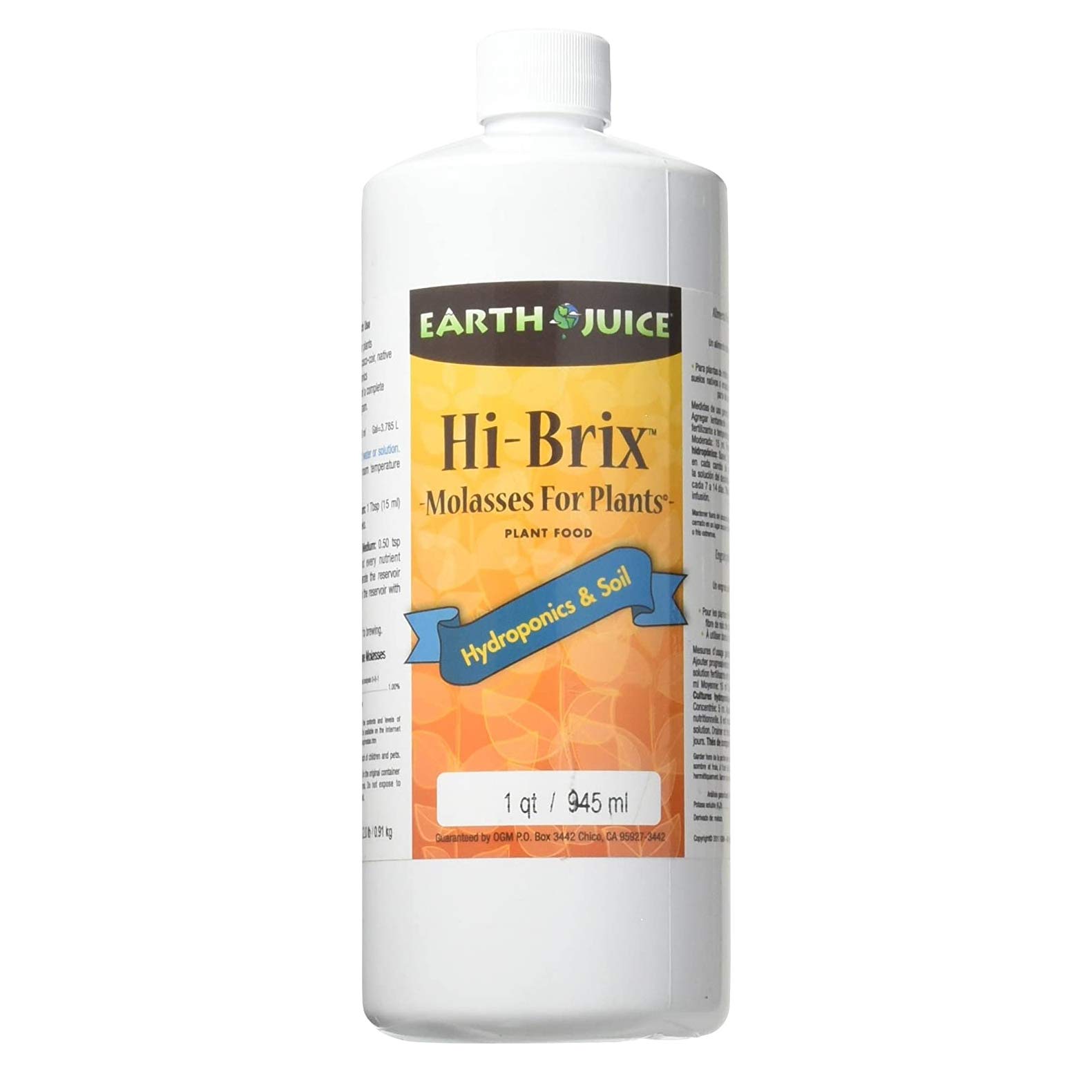 ARZER HydroOrganics HOF08304 Earth Juice Hi-Brix MFP, 1 Qt, 1 Quart