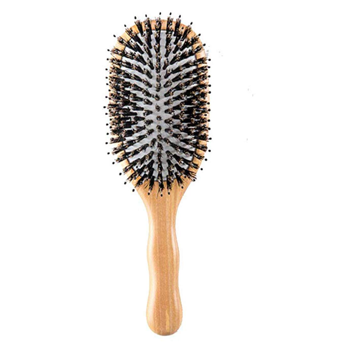 Hair Cutting Tools New Olive Wood Bristle Comb Air Cushion Massage Comb Airbag Comb Shunfa Hairdressing Wooden Comb for women Tools (Color : White airbag square head)