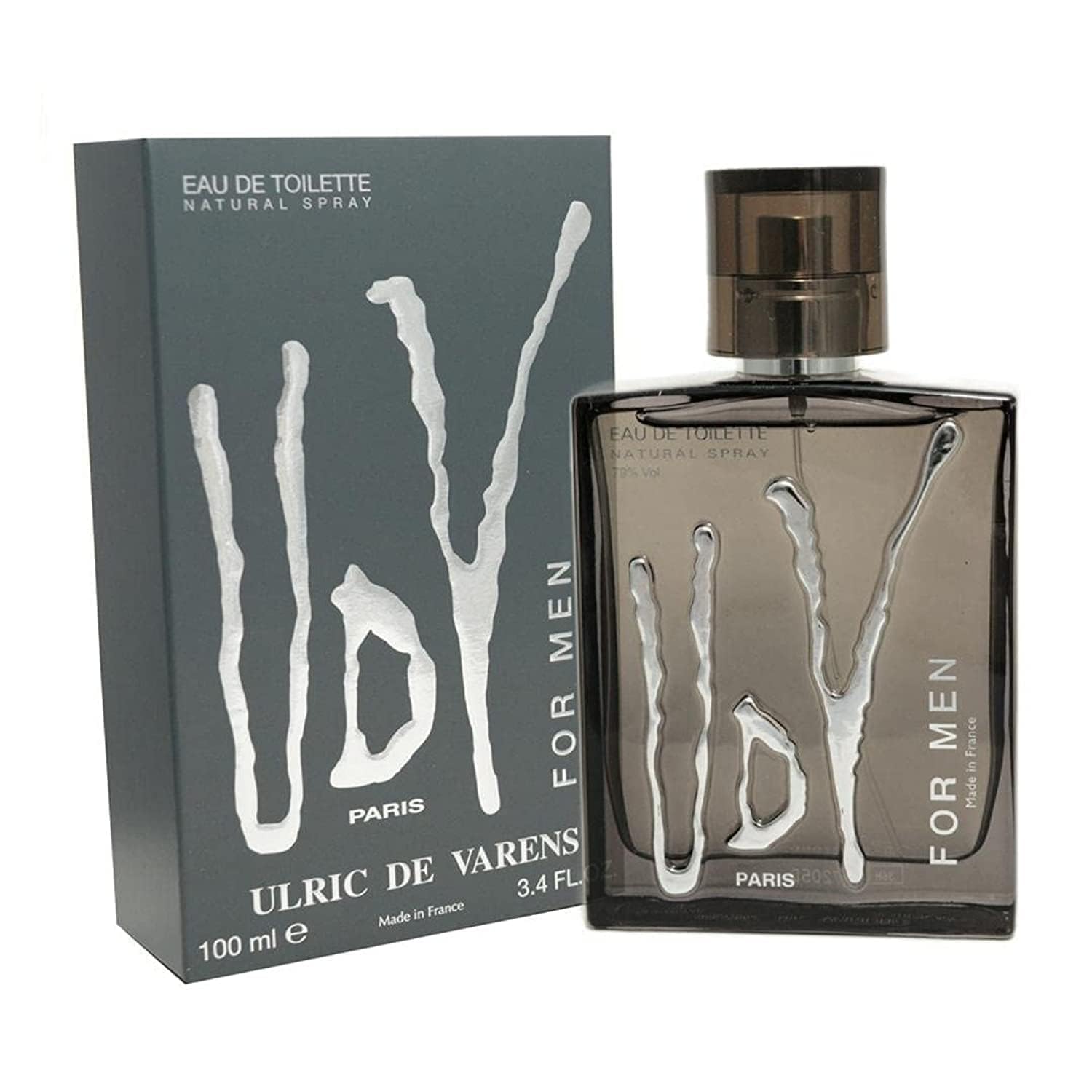 Ulric De Varens Classic Eau De Toilette for Men - Masculine, Seductive, and a Scent of Virility - Tantalizing, Woody, Citruses and Notes of Fern, Mint, Tarragon, and Rosemary- 3.4 Fl Oz