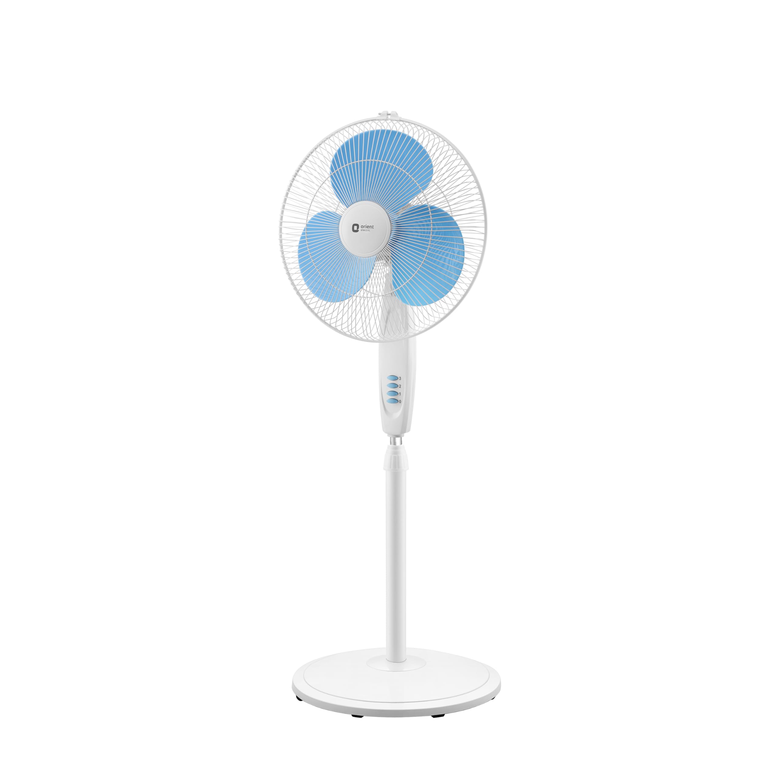 Orient Electric Stand-82 400 MM Oscillating Pedestal Fans | Stand Fan with Tilt Mechanism | High Air Delivery | Aesthetic Design with Telescopic Arrangement (Sky Blue)