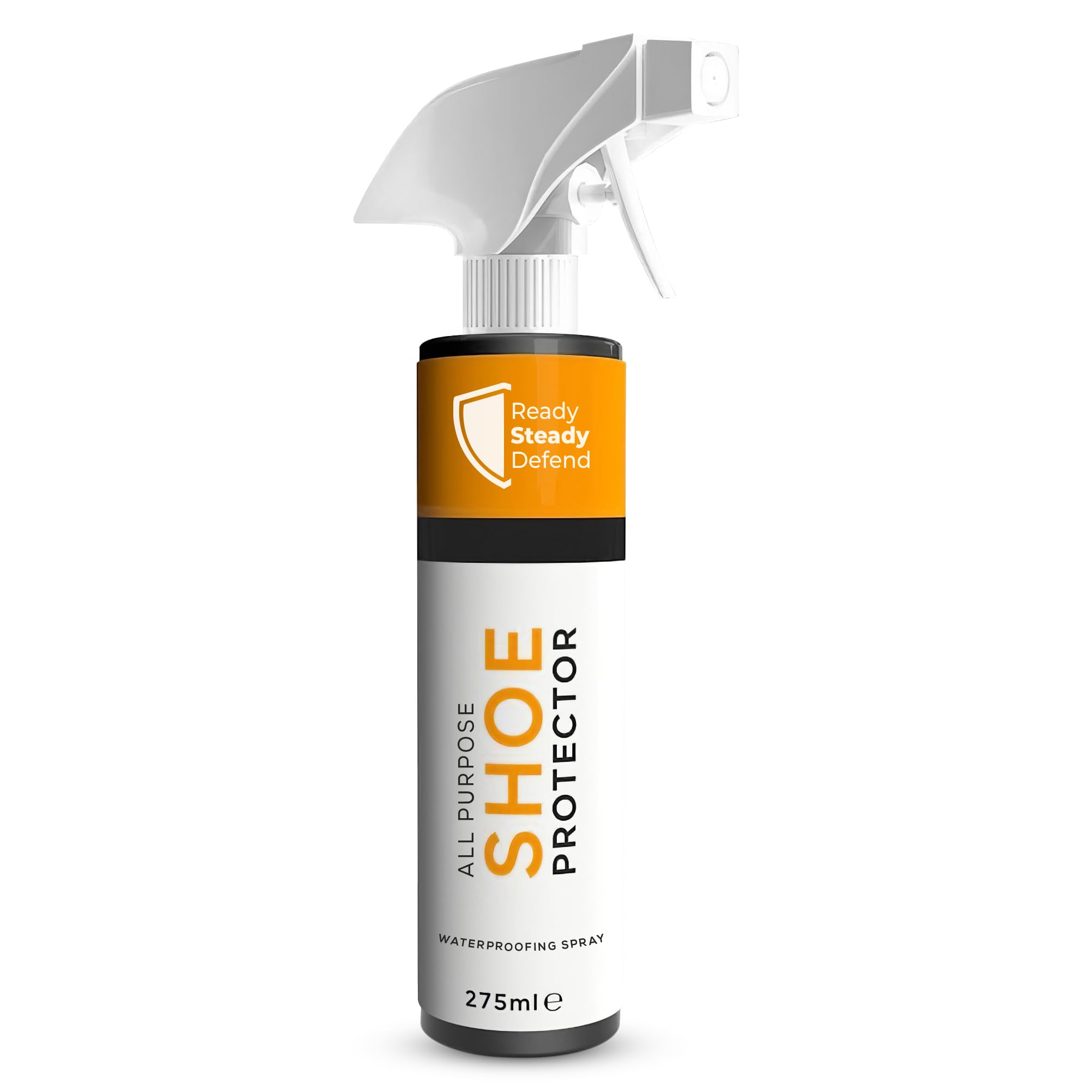 READY STEADY DEFENDAll Purpose Shoe Protector - Waterproofing Spray Suitable For Suede, Leather & Nubuck - 275ml