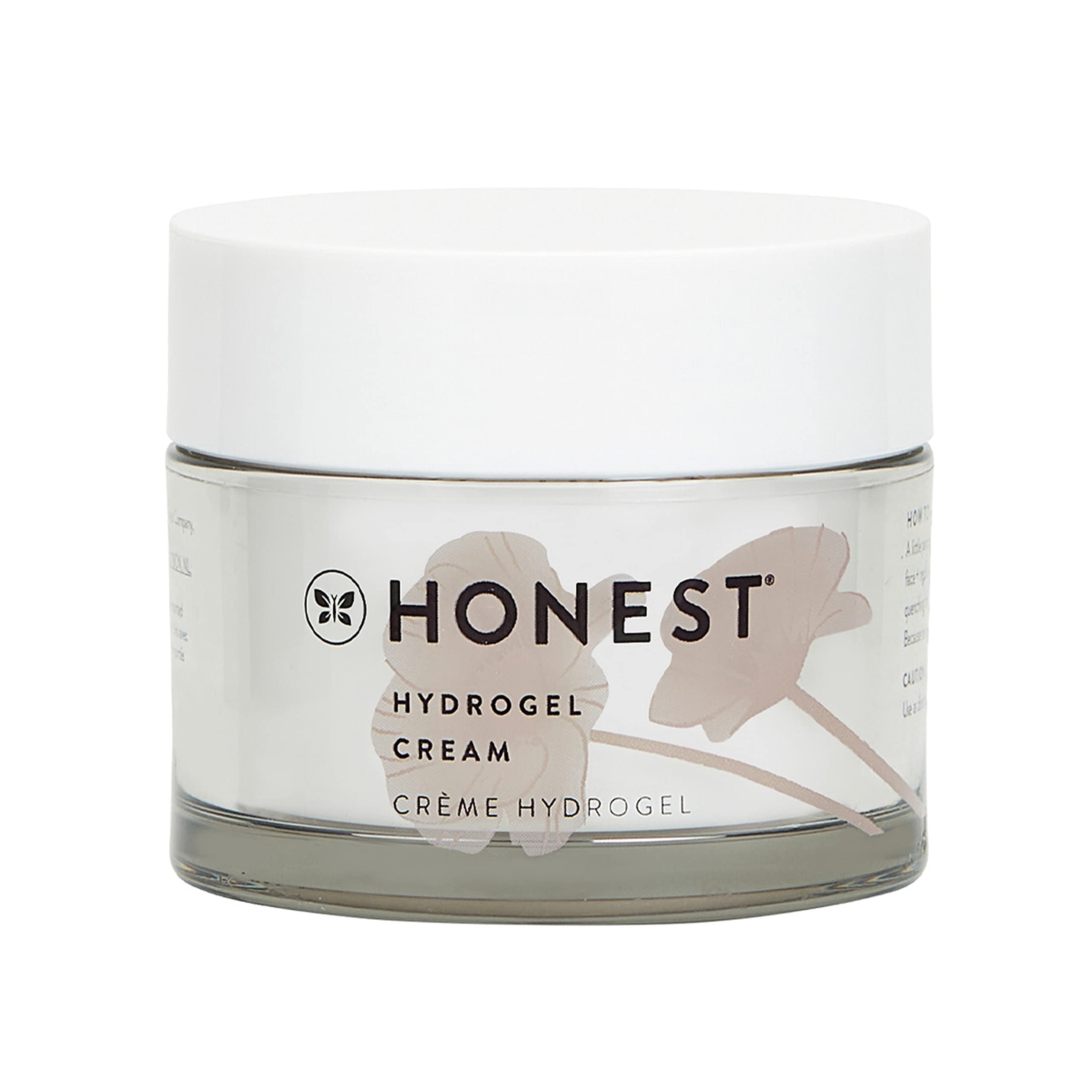 Honest BeautyHydrogel Cream with Hyaluronic Acid, Jojoba, + Squalane | Oil Free, Lightweight, Moisturizing | EWG Verified, Vegan + Cruelty Free | 1.7 fl oz