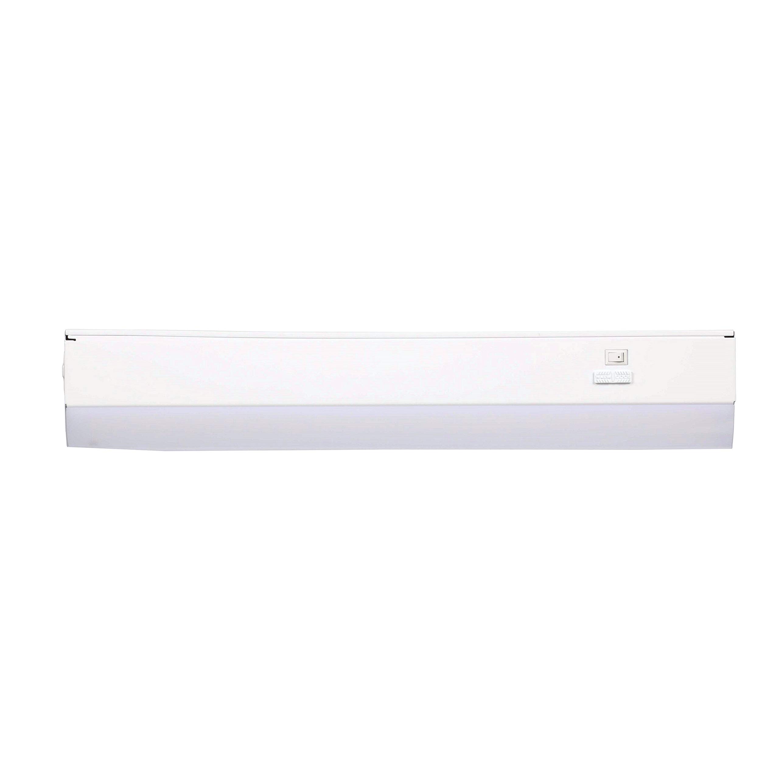 Good Earth Lighting18-inch LED Slim Direct Wire Linking Light Bar - 2700K/3400K/4000K White Color Selectable - 50,000 Hours Lamp Life - Dimmable - Energy Star - White