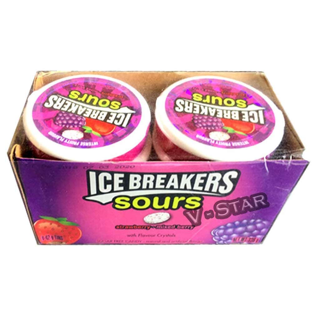 Ice BreakersSugar Free Hard Candy Sweet 4 x 42g (Wild Berry)