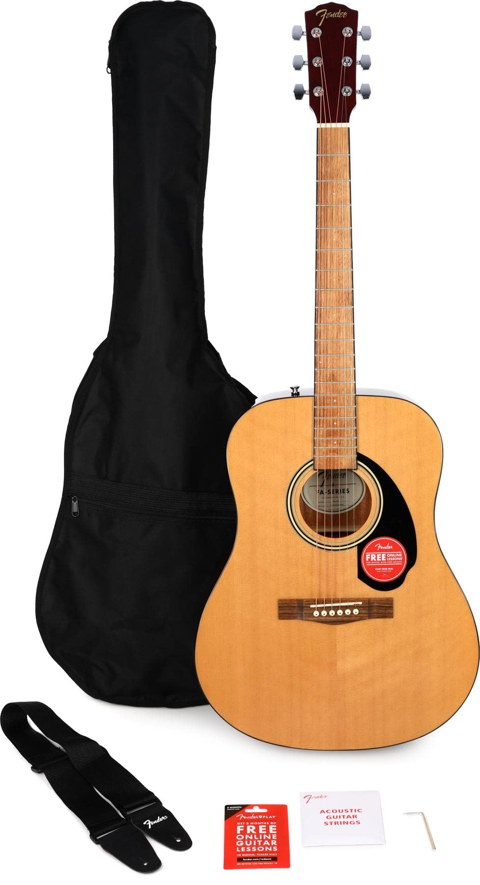 Fender Acoustic Guitar Pack > Fa-115 Nat (0971210721) - Rosewood