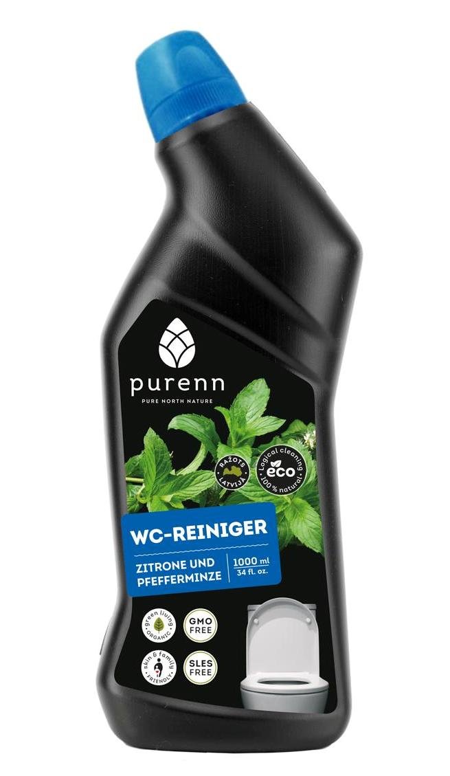 Purenn Toilet Cleaner with Lemon & Peppermint Essential Oil 1ltr