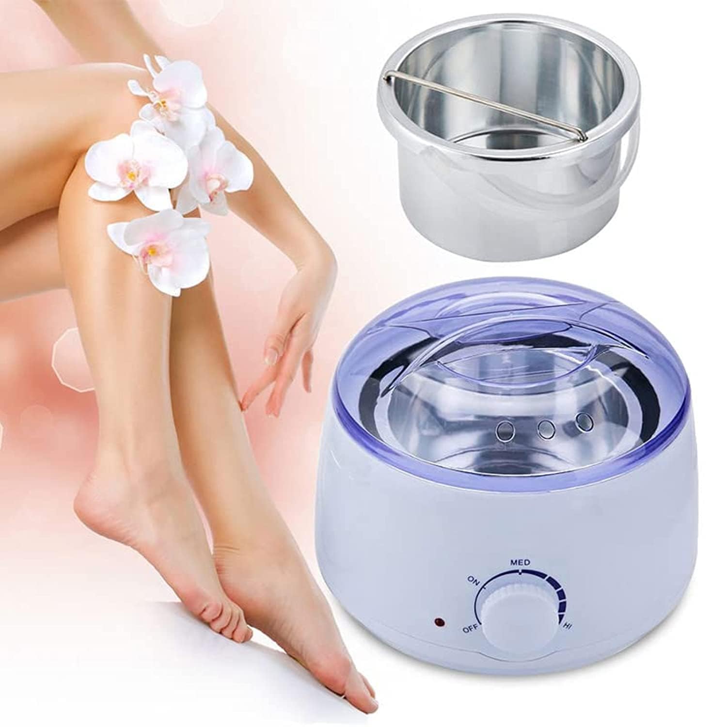 SHIMI Hair Removal Paraffin Wax-melt Machine Heater Wax Bean Warmer Heating Set Waxing Kit Pot Parafina Calentador Chauffe Cire Cera (WAX MACHINE)