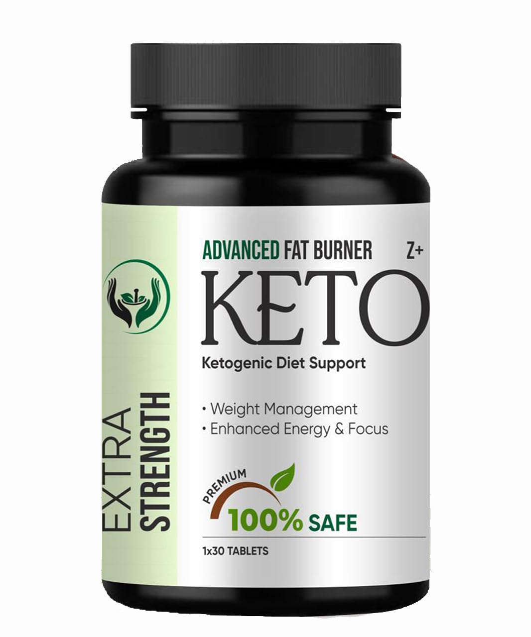 Z+ Keto Fat Burner 30 Capsules - 1350MG | Weight Loss Supplement With Garcinia Cambogia | Green Coffee Beans Green Tea Extract Metabolism Booster | Fat Burner For Men & Women (Pack of 1)