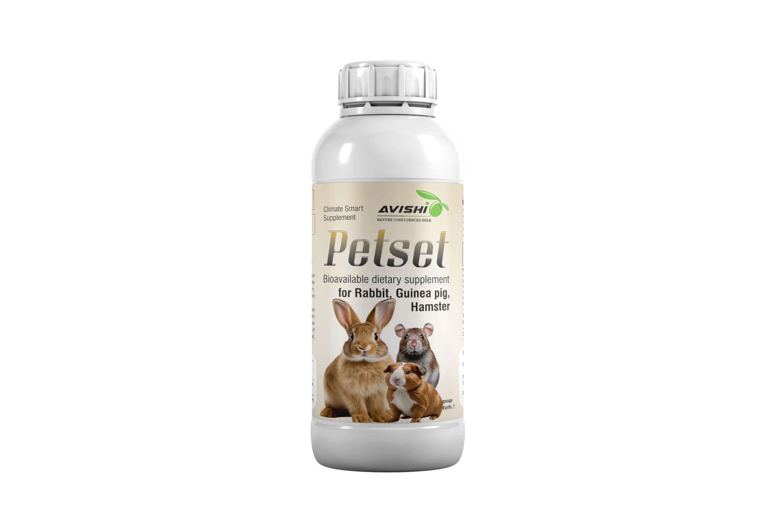 Avishi Petset, Organic Nutrients for Small Pets Like Rabbits, Guinea Pigs & Hamsters, (100 ML)