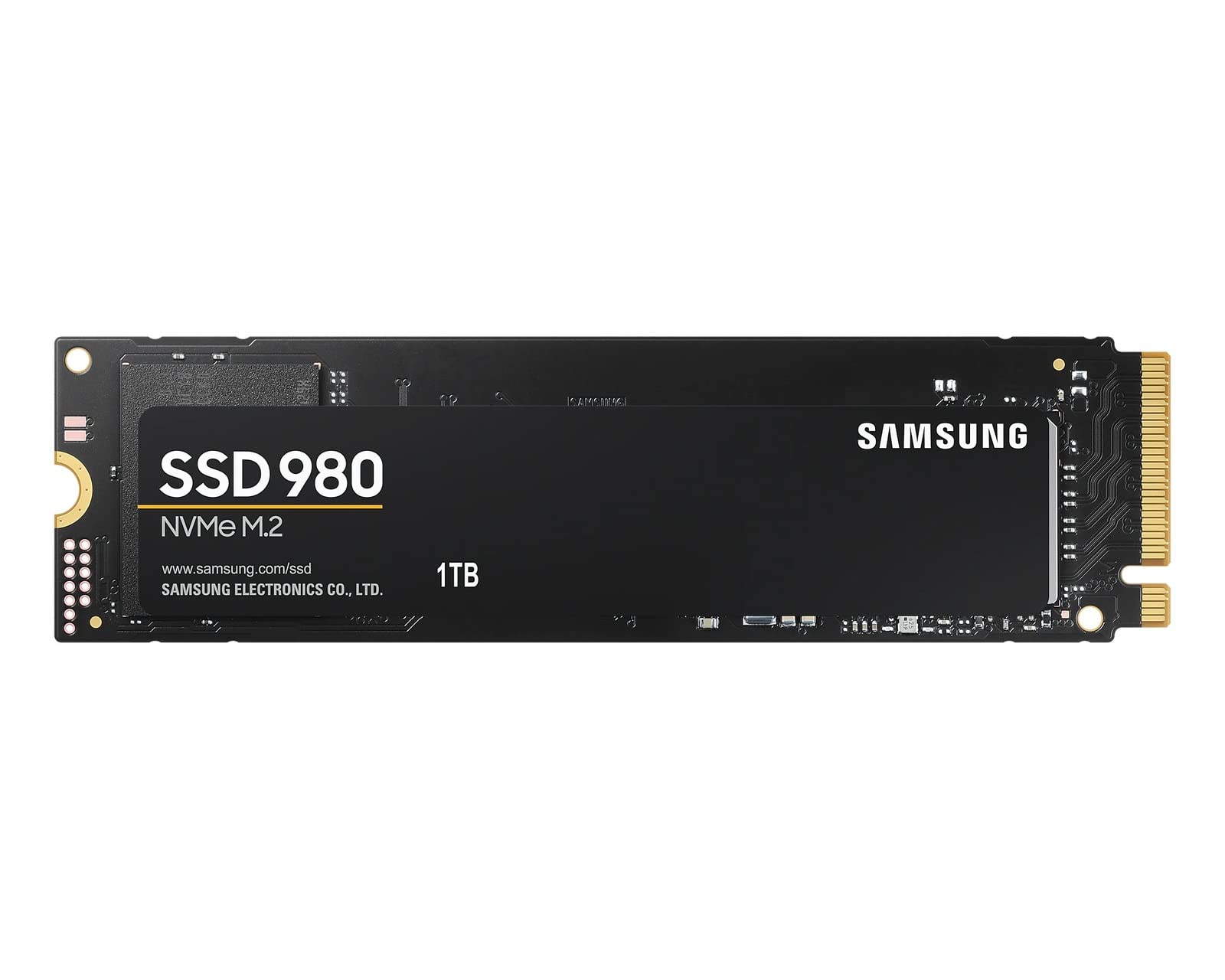 SAMSUNG 980 M 2 NVMe Interface Internal Solid State Drive for Gaming Heavy Graphics Full Power Mode, Black, MZ-V8V1T0BW