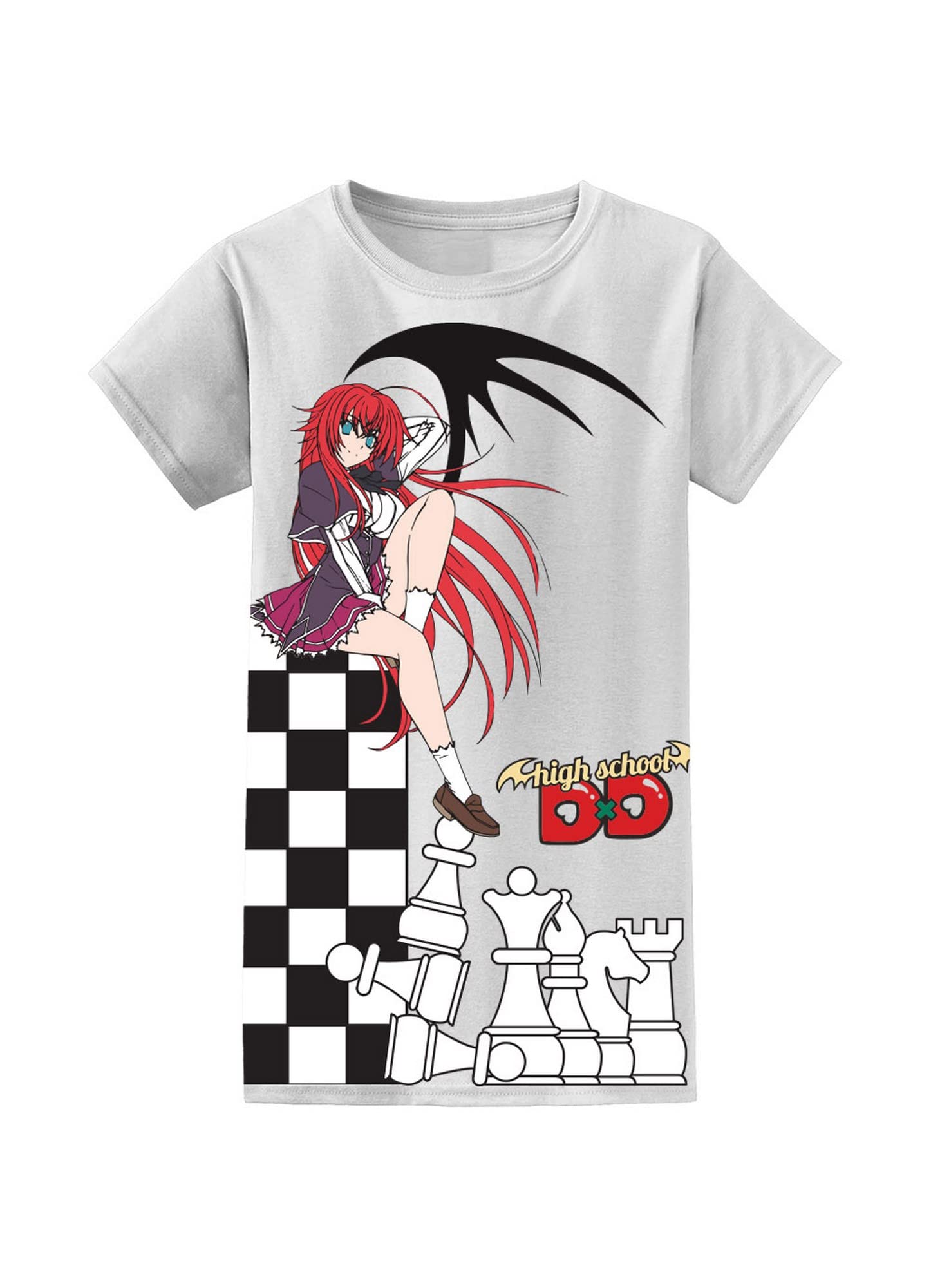 Great Eastern Entertainment Men's High School DxD Rias JRS T-Shirt, Multicolored, Large