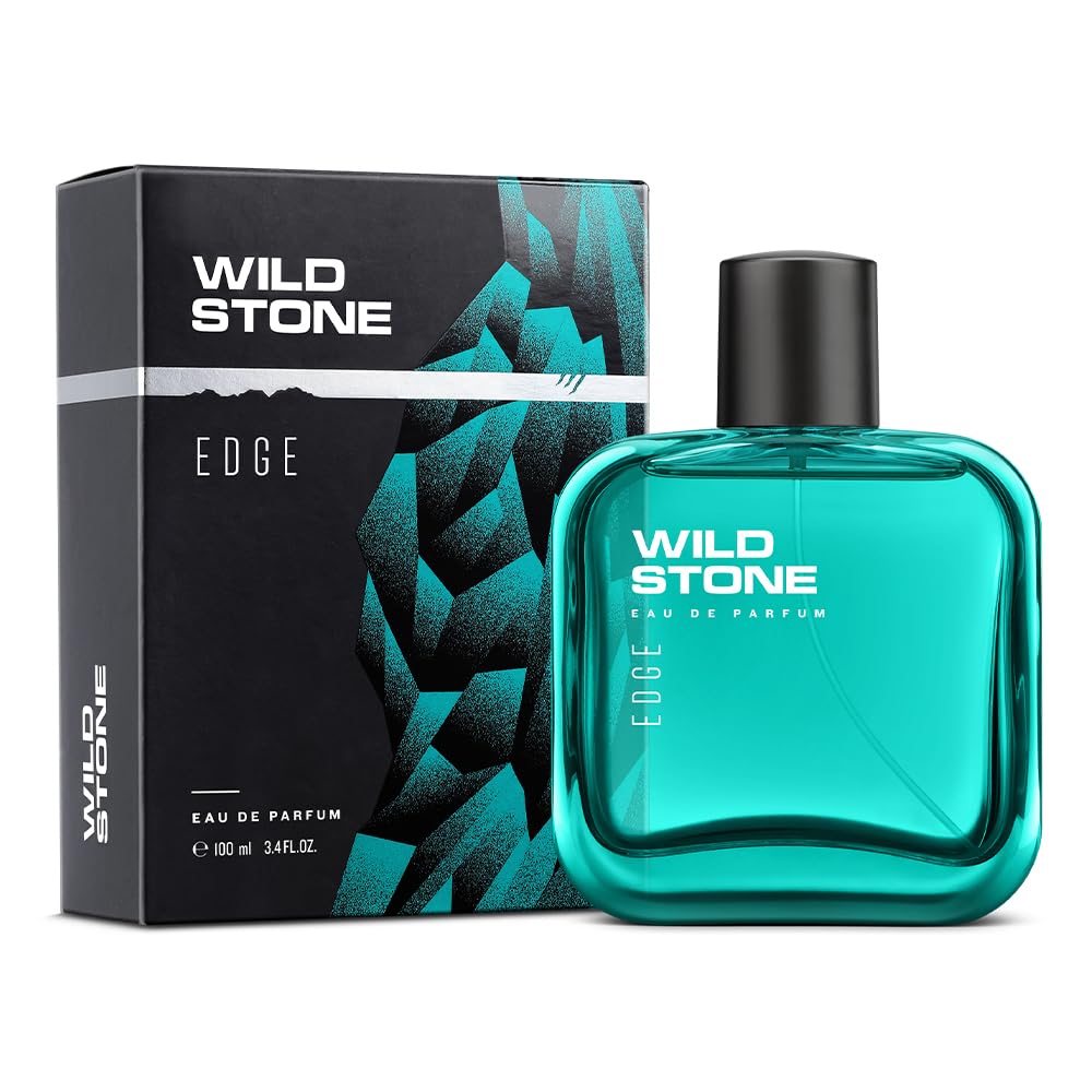 Wild Stone Edge EDP Premium Perfume for Men, 100 Ml | Long-lasting Eau De Parfum | Luxury Fragrances | Fragrance for Modern Lifestyle | Ideal Gift For Him | Premium Scent For Men