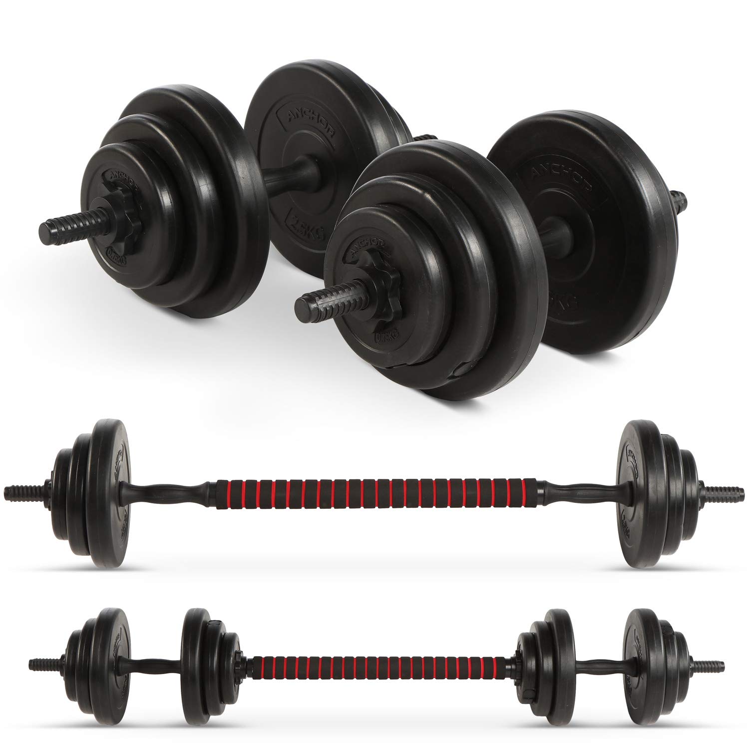 Adjustable Dumbbells Weights set for Men Women, Dumbbell hand weight Barbell Perfect for Bodybuilding fitness weight lifting training home gym equipment free weights