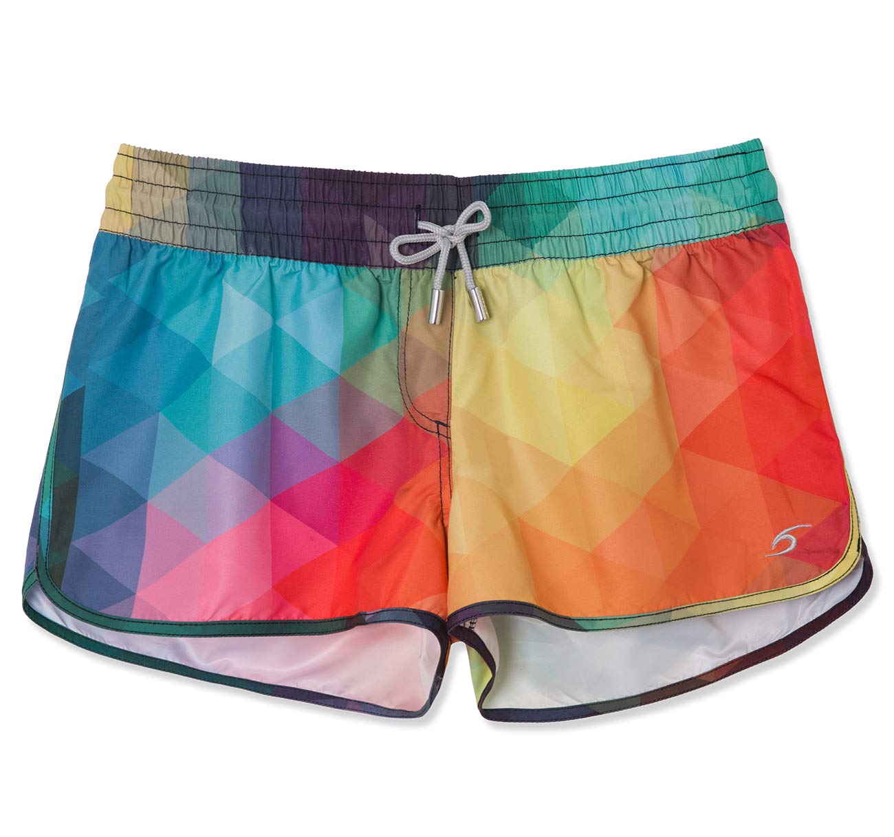 SURF CUZWomen's Prisma Board Short - Quick Dry Fabric Women Swim Shorts for Beach or Swim