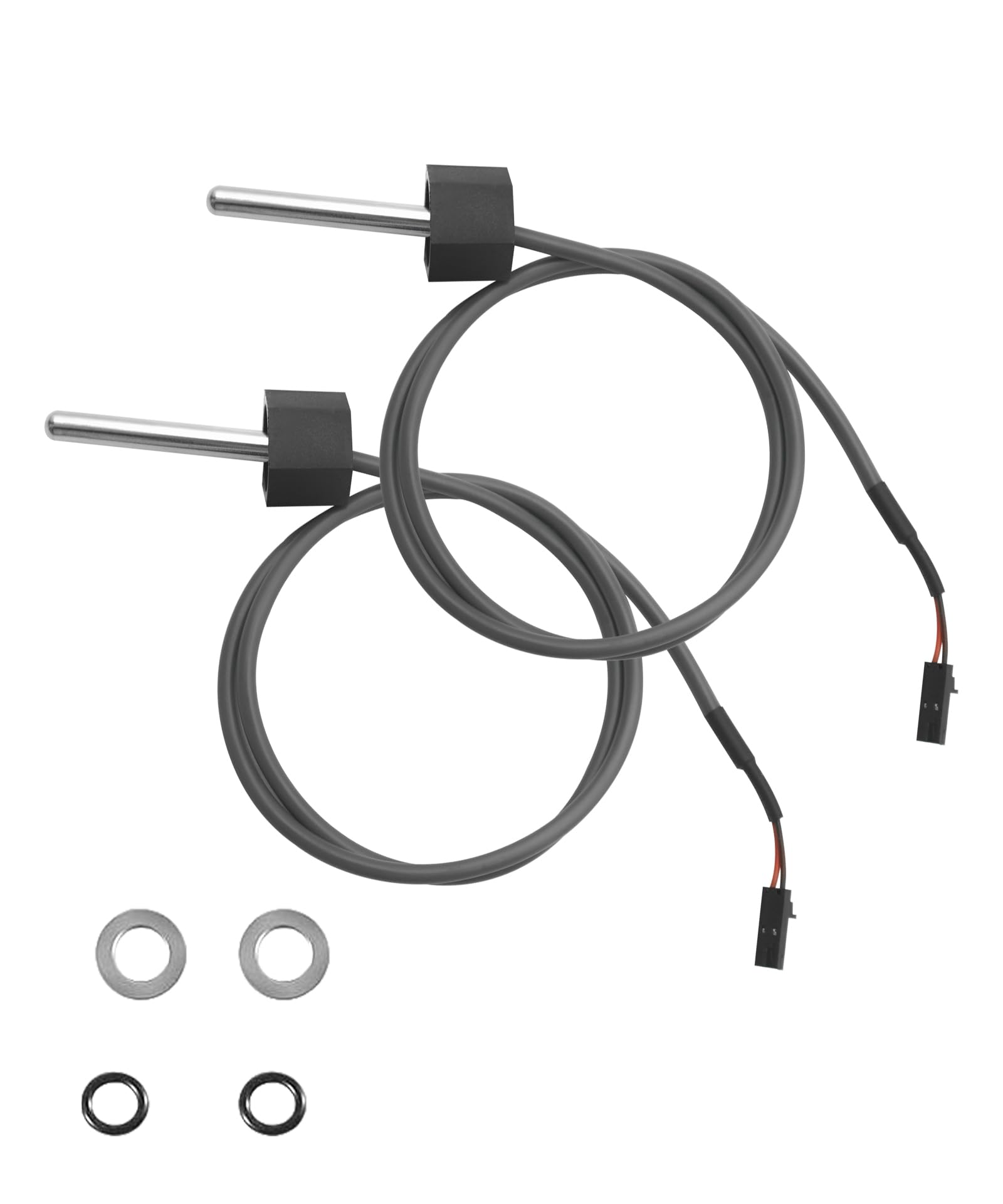 Taruimoo 2-Pack Hot Tub Sensor Compatible with Balboa M7 System 30344 30042 30382,SPA Heater Element Replacement Parts Fits for Balboa M7 System, with 24" Temp/Hi Limit,1/4" Diameter